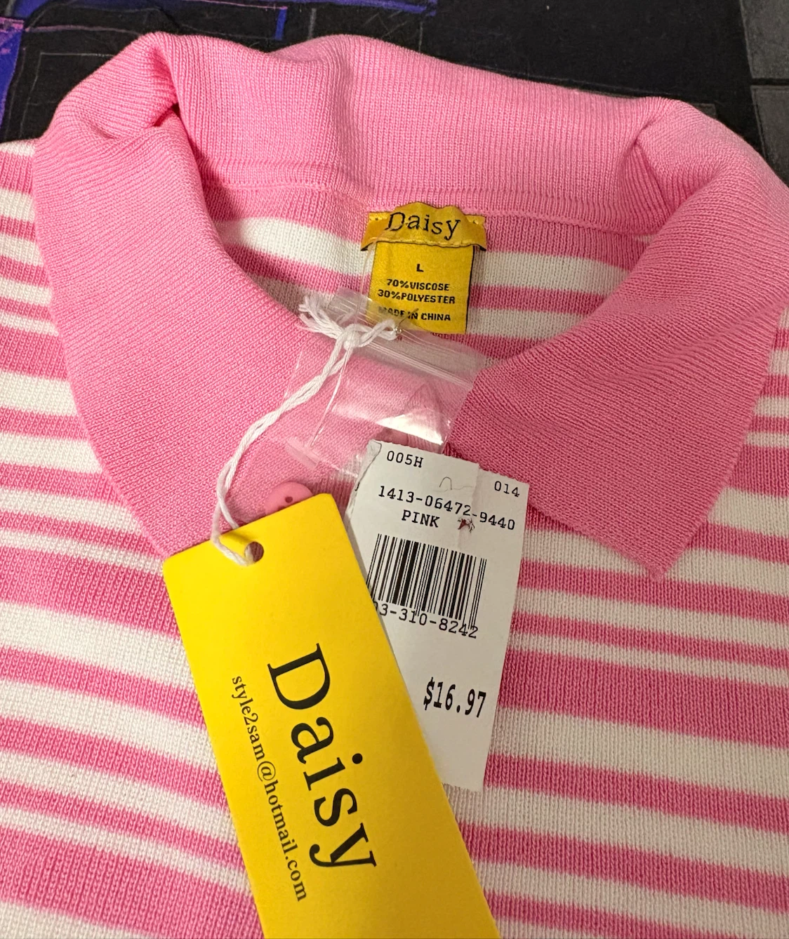 Daisy Striped Knit Two-Piece Set - photo 3