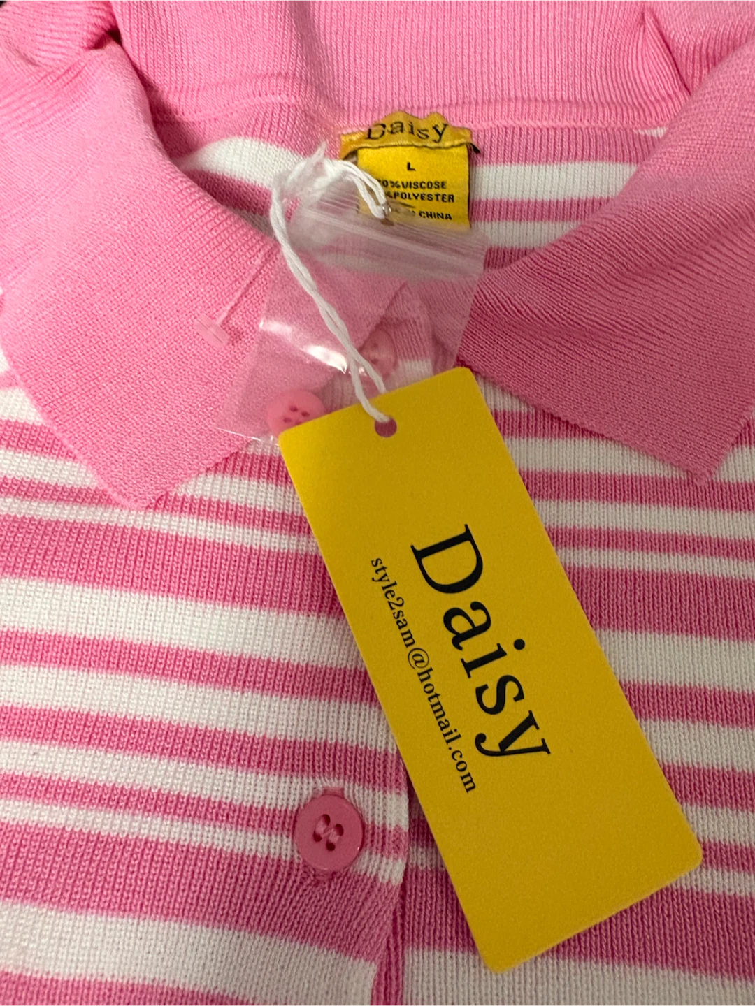 Daisy Striped Knit Two-Piece Set - photo 4