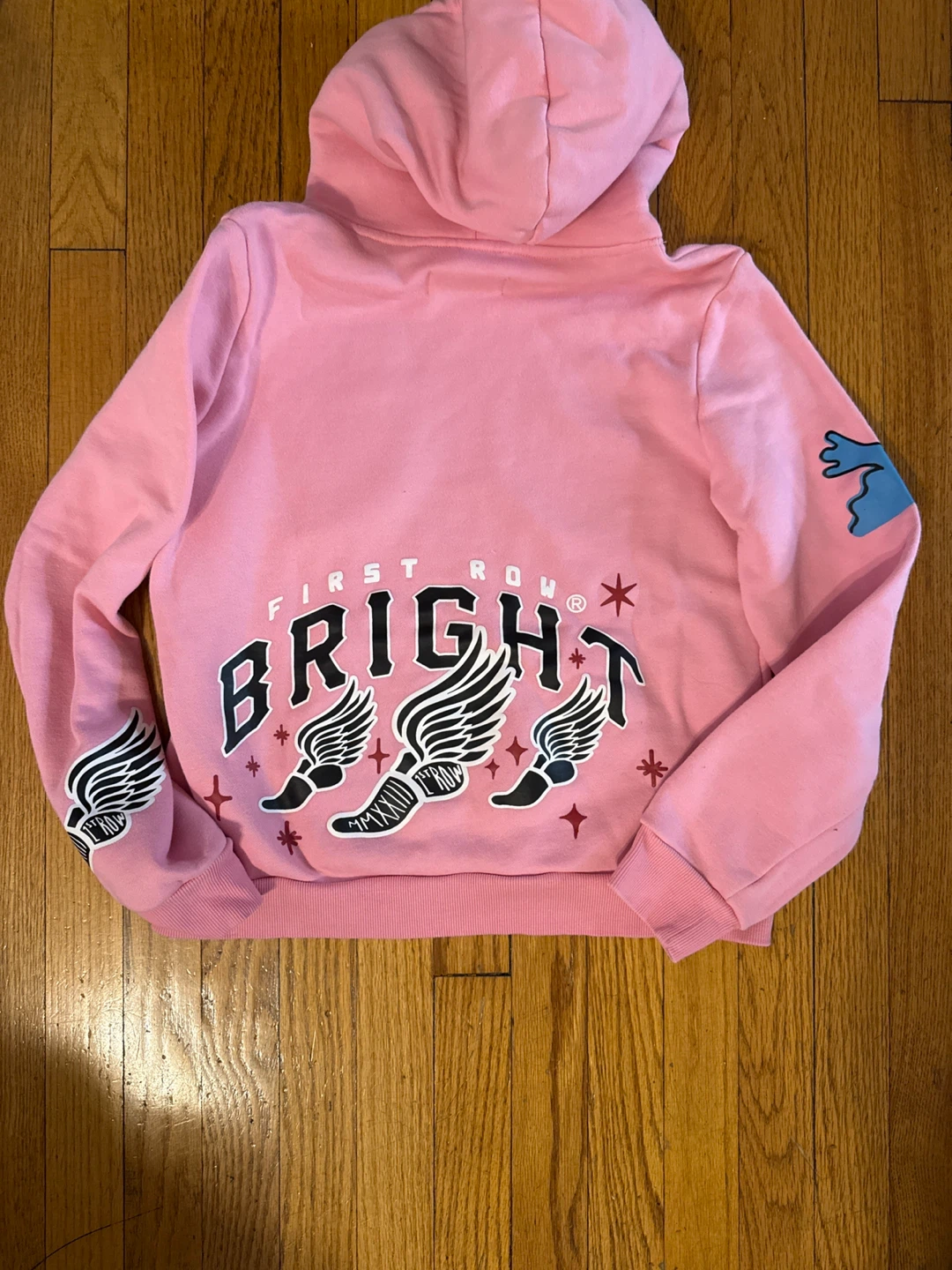 First Row Pink Graphic Hoodie - photo 3