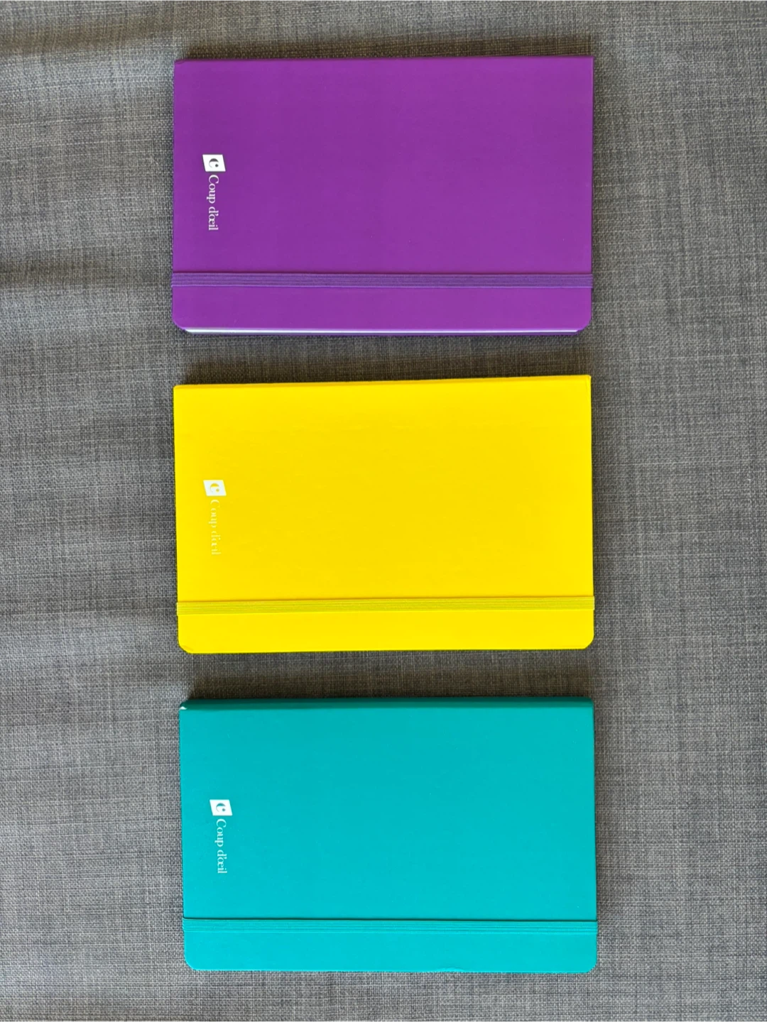 Set of 3 Coup d'oeil Notebooks