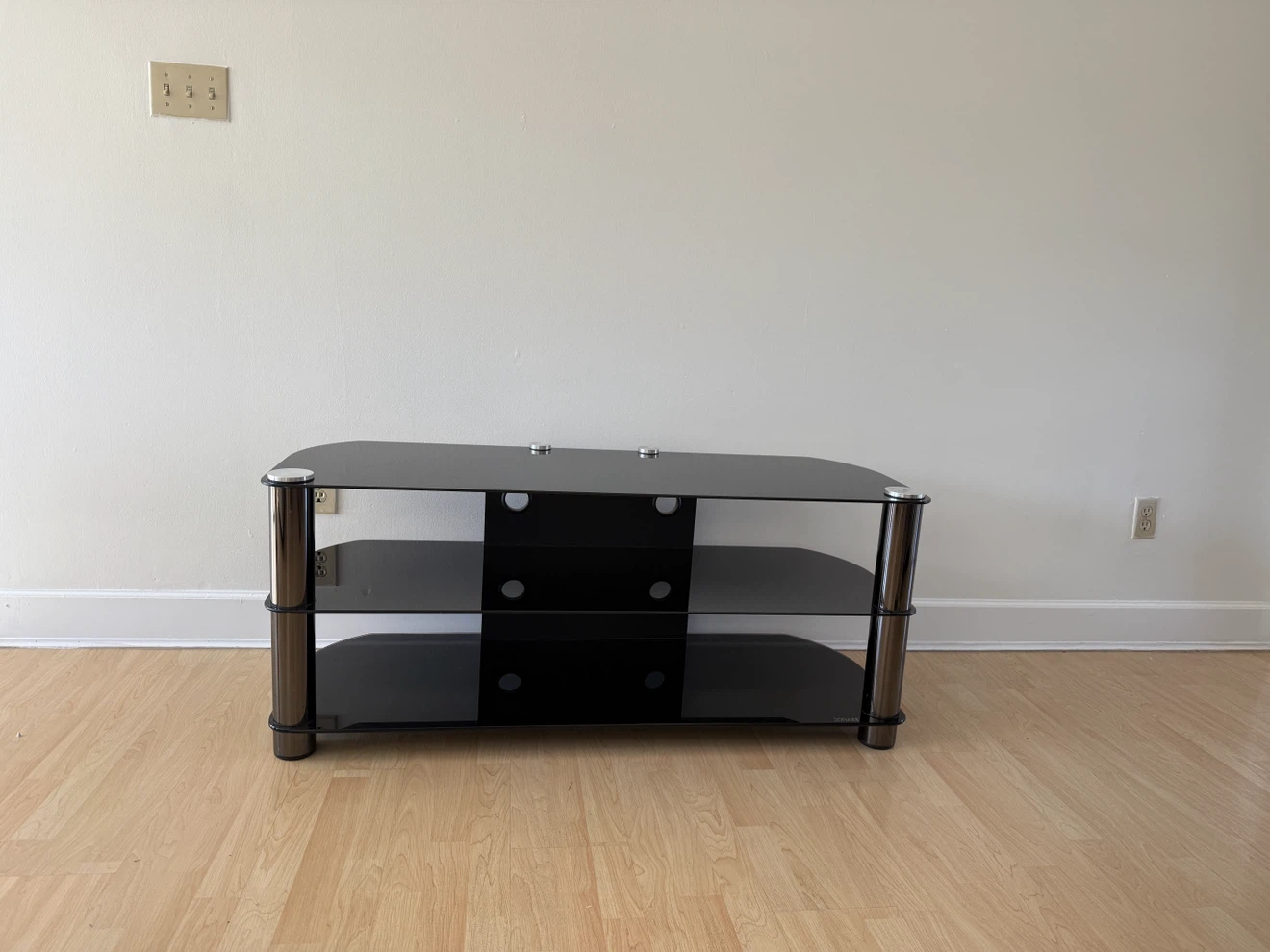 Sonax Black Glass TV Stand