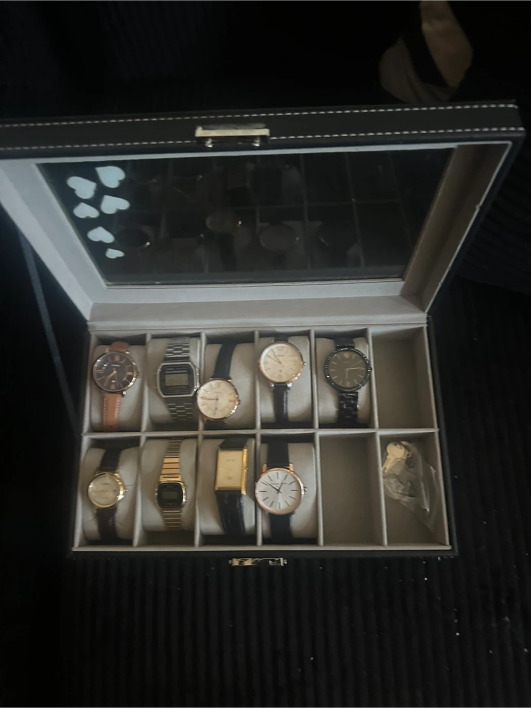 Watch Display Case with 10 Slots