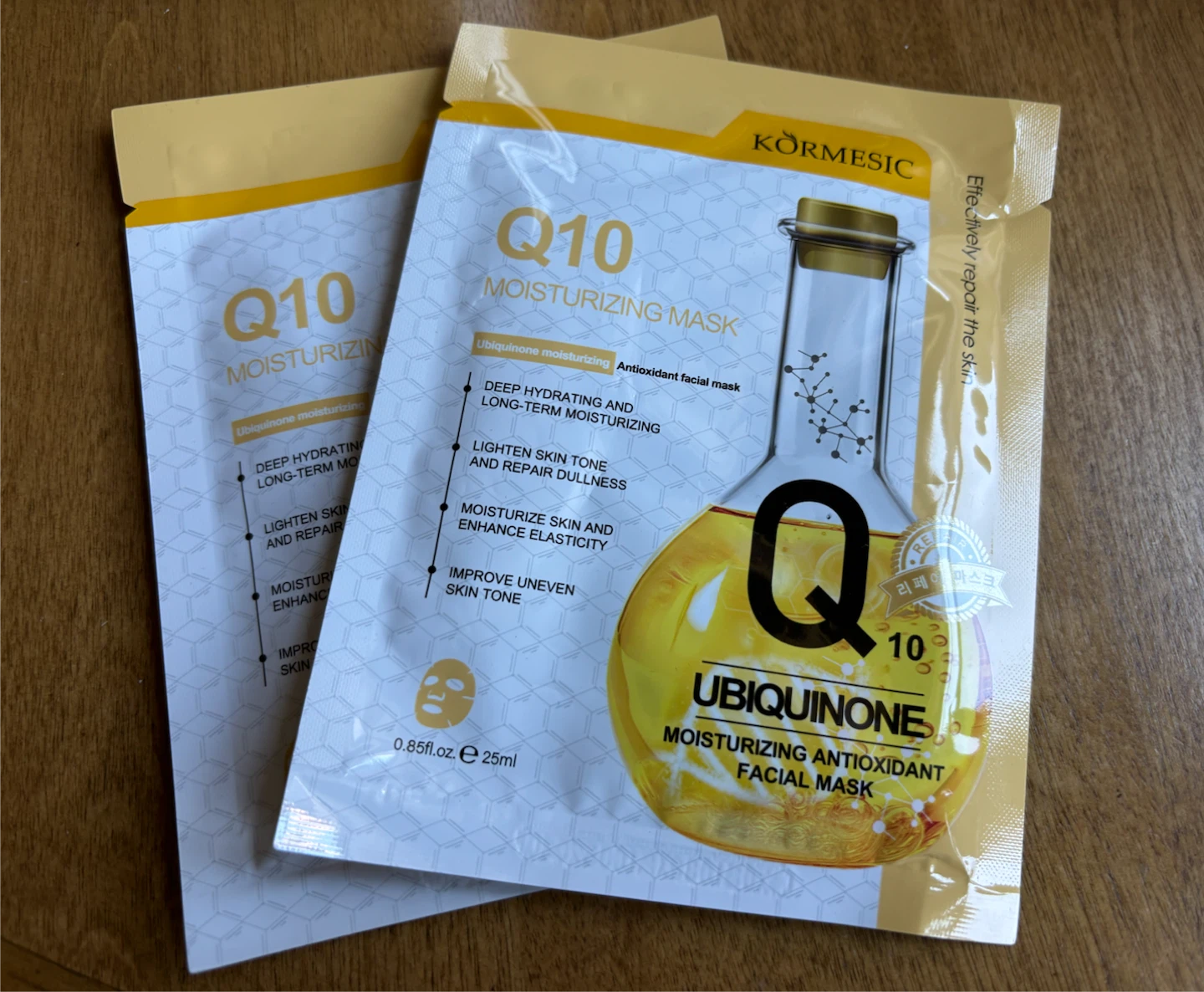 NEW-Kormesic Q10 Moisturizing Facial Masks