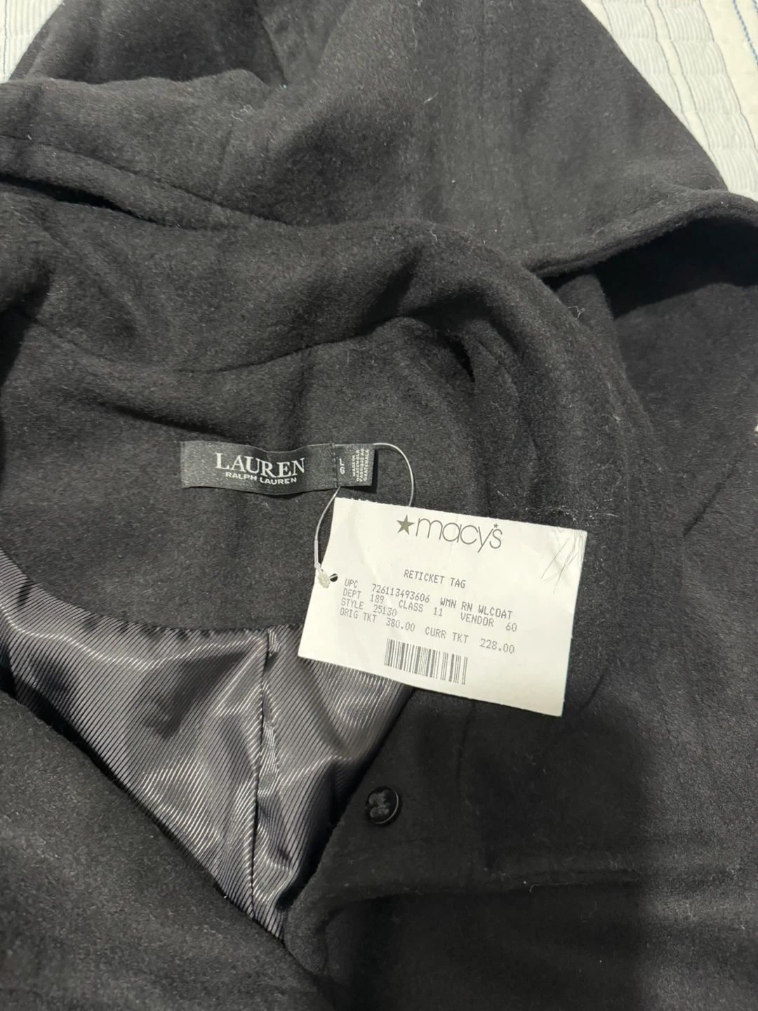 Calvin Klein Black Wool-Blend Cape - photo 4