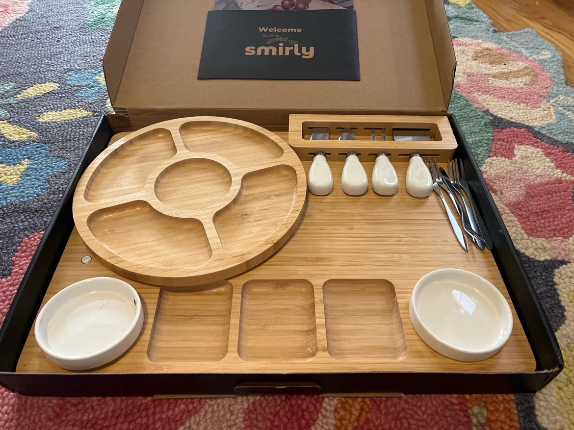 Smirly Epic Amuse Board V1 Bamboo Charcuterie Set