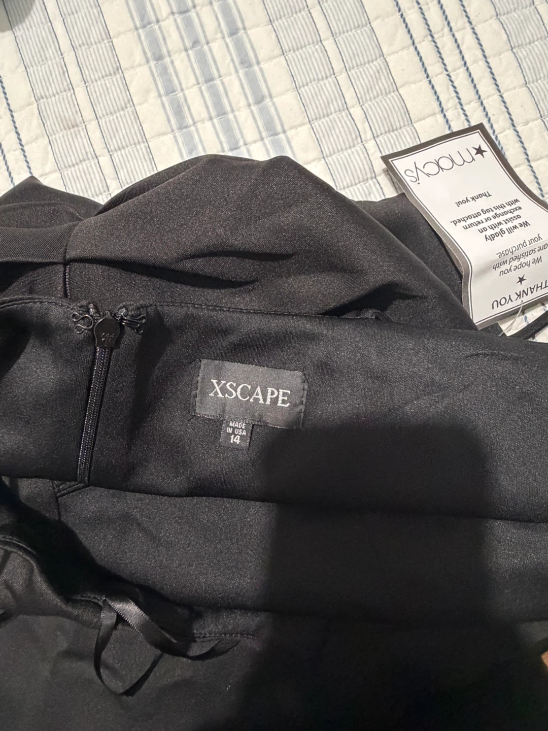 XSCAPE Black Evening Dress Size 14 - photo 3