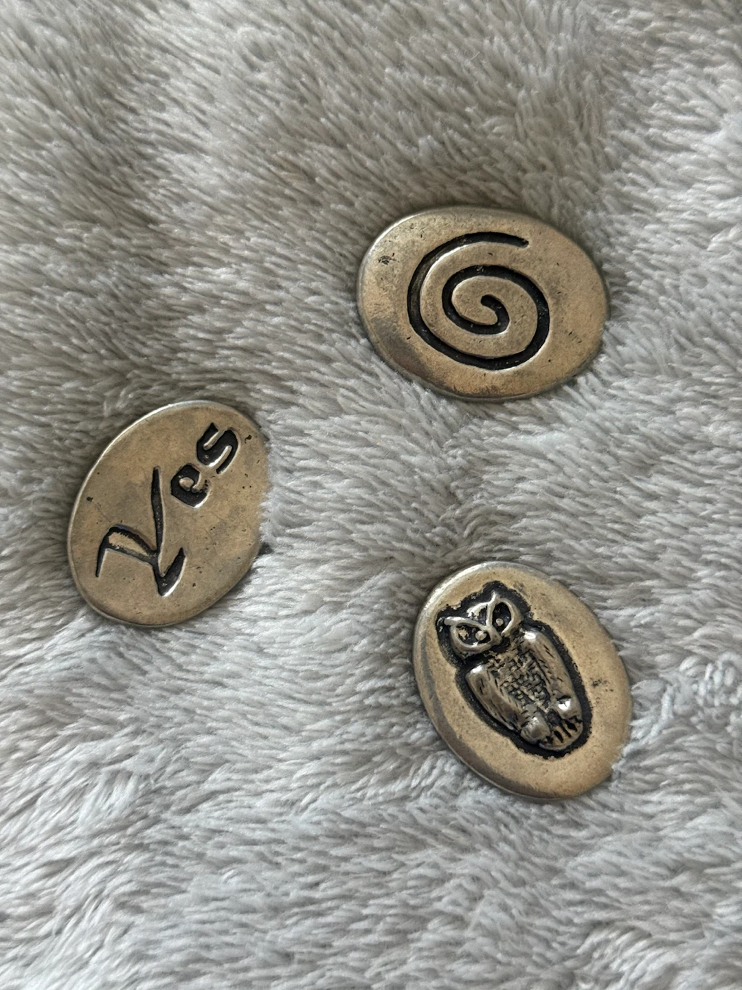 Set of 3 Inspirational Metal Tokens