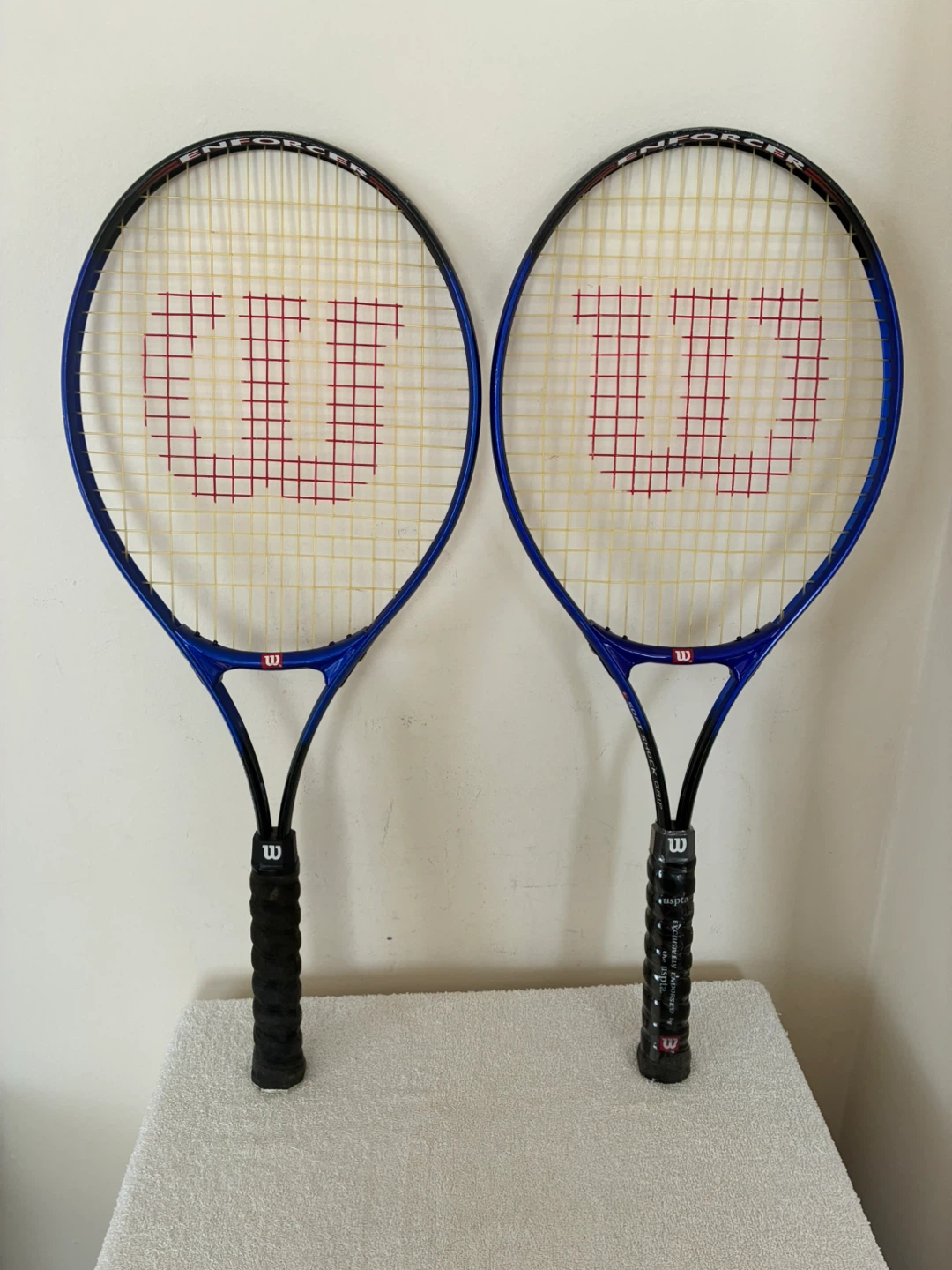 Pair of Wilson Enforcer Tennis Rackets