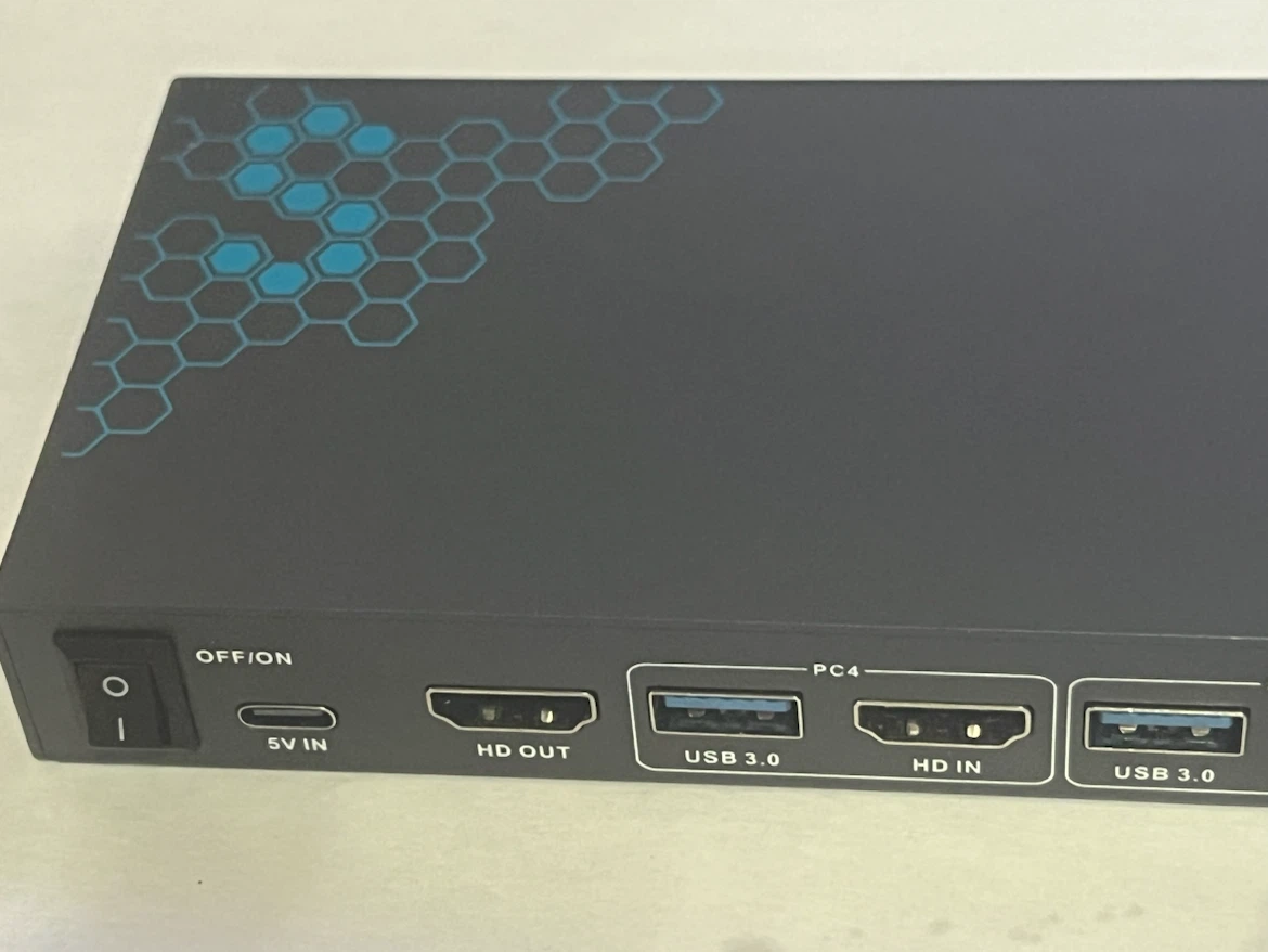 ( NO CABLES INCLUDED  ONLY HUB ) KVM Switch HDMI 4 Port - photo 5