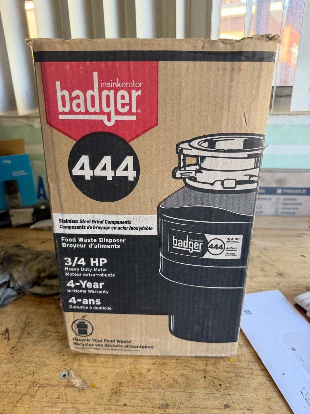 InSinkErator Badger 444 Food Waste Disposer