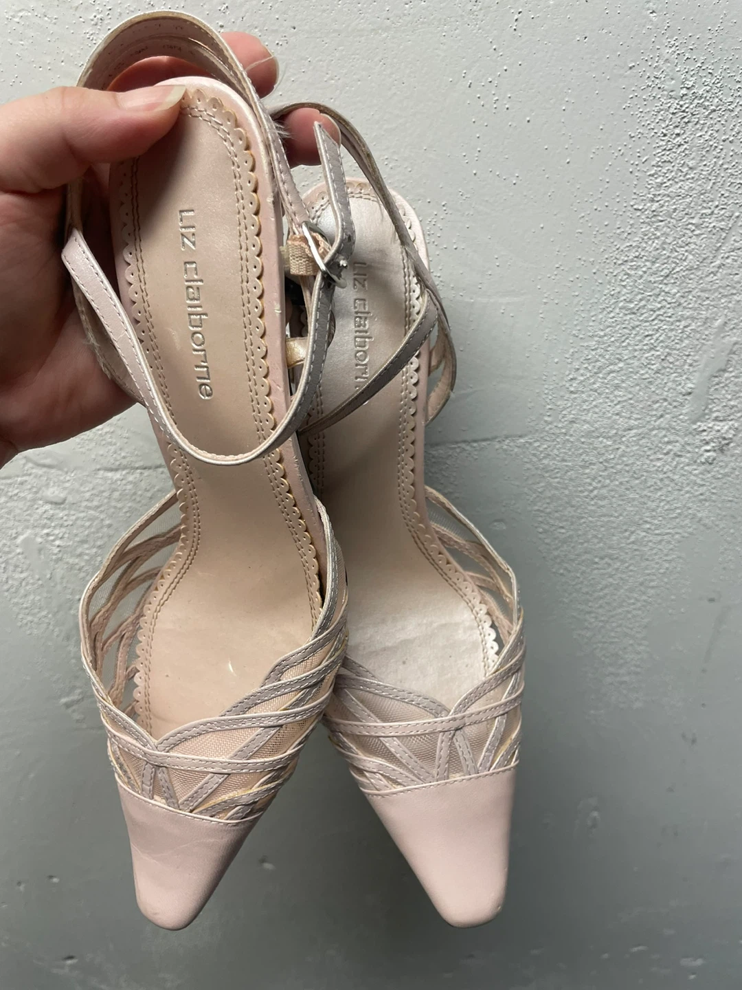 Blush Pink Slingback Heels