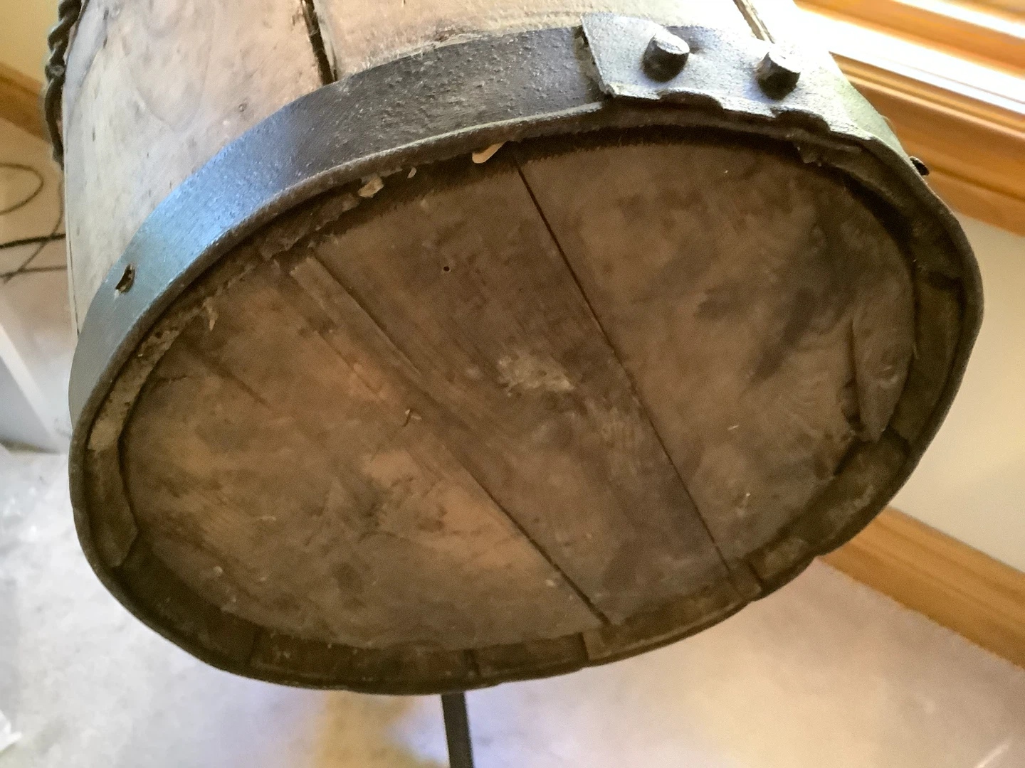 Antique/Vintage Wooden Nail Keg 🐞 - photo 4