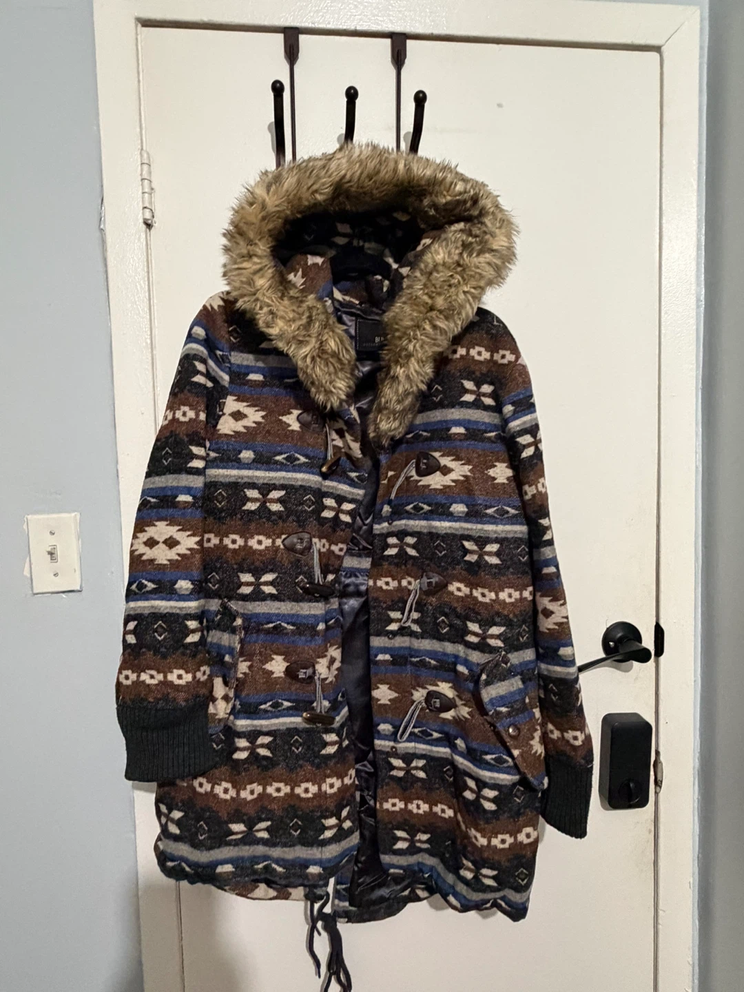 Buffalo Outerwear Patterned Toggle Coat