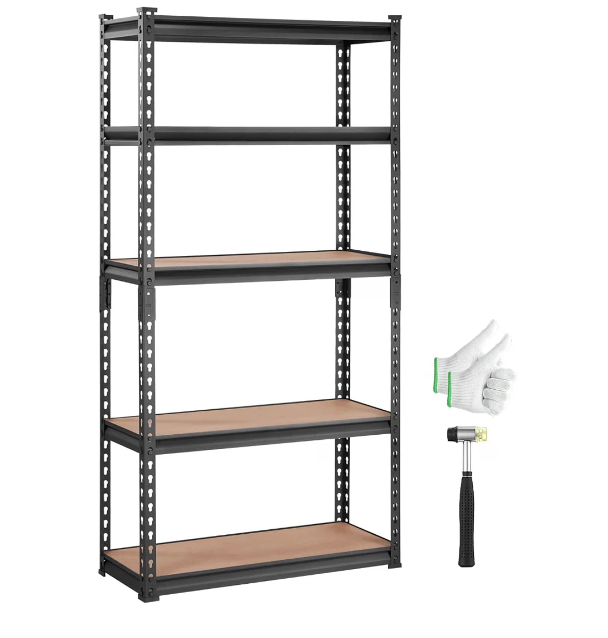 5-Tier Adjustable Storage Shelving Unit