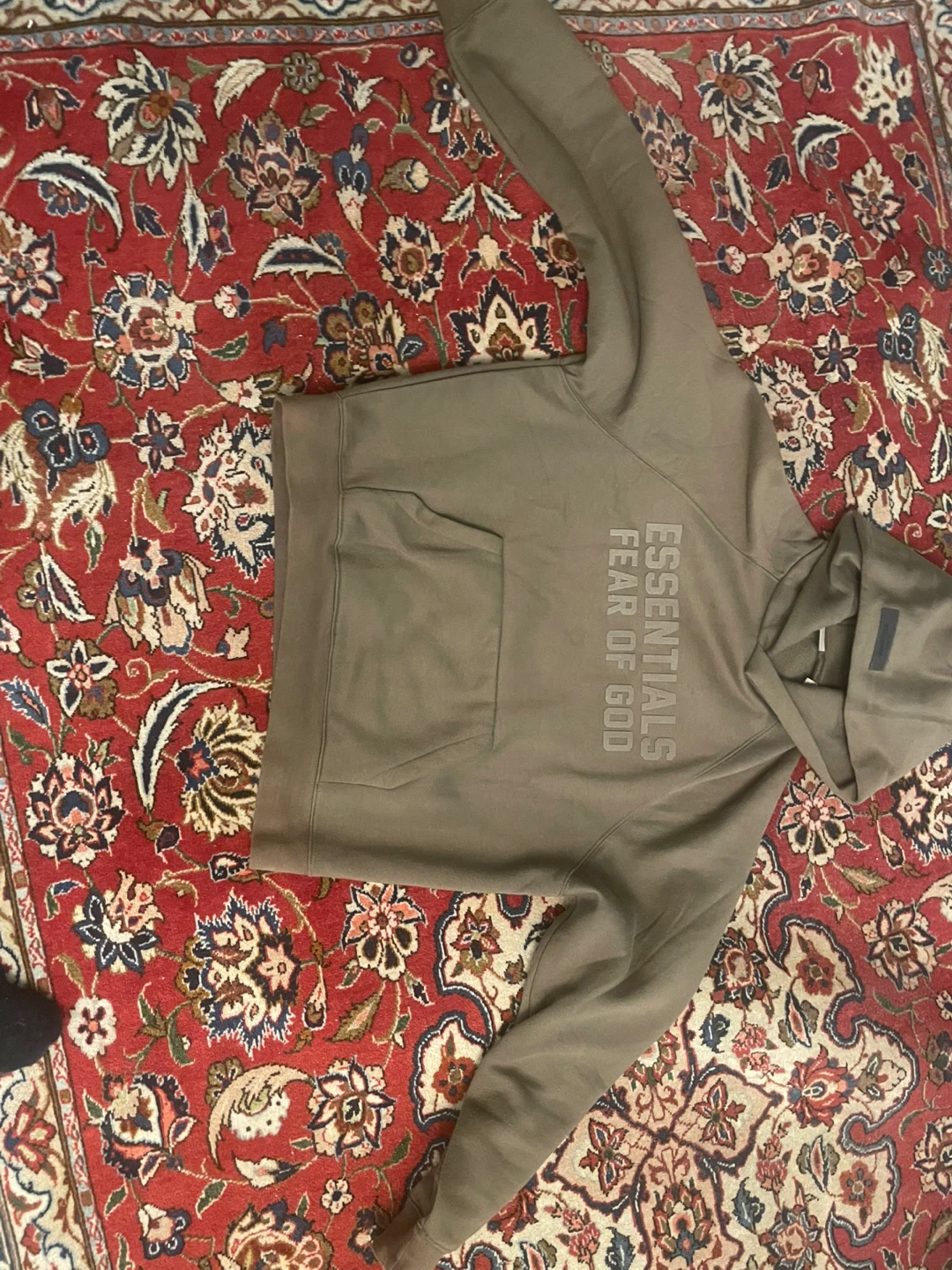 Essentials Fear of God Hoodie - Olive