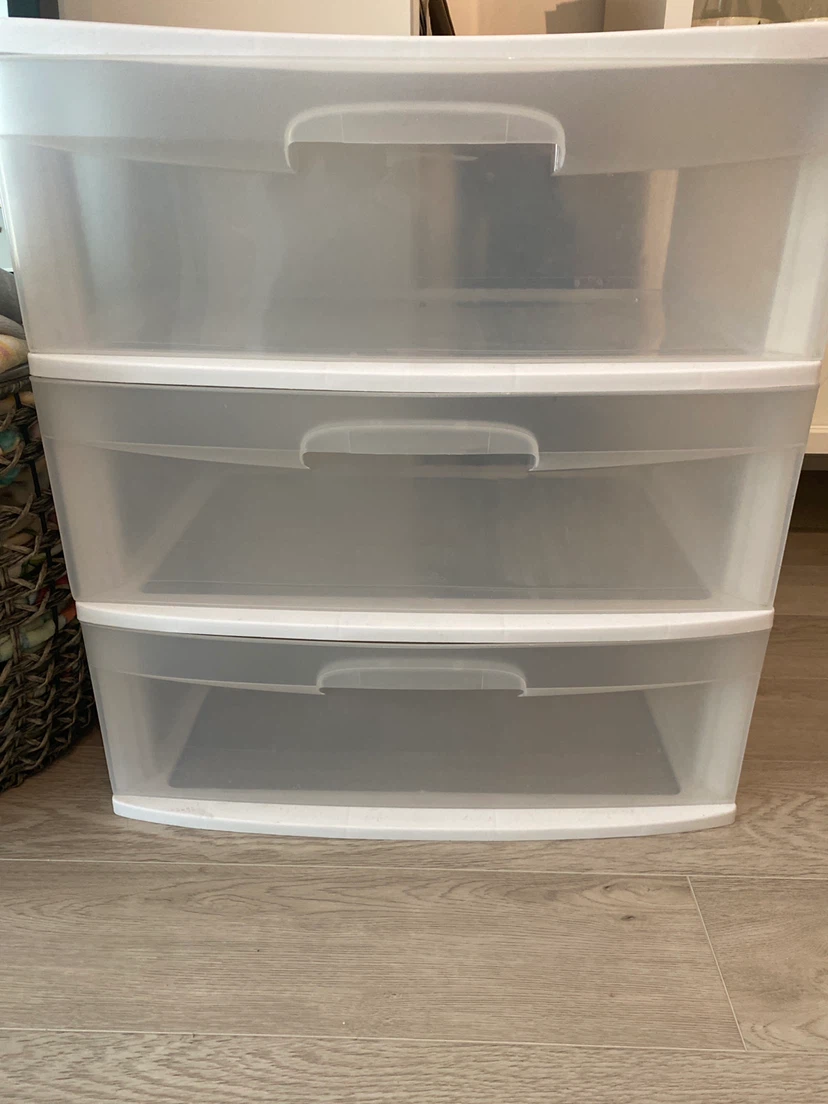 Sterilite 3-Drawer Storage Bin