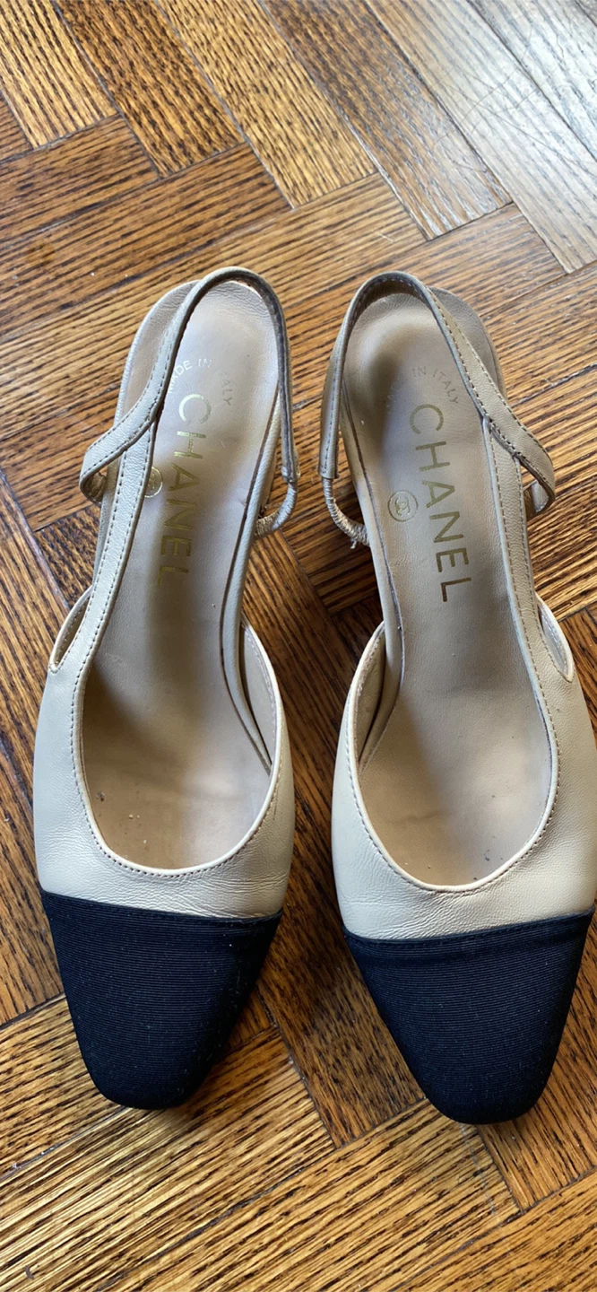 Chanel Slingback Heels