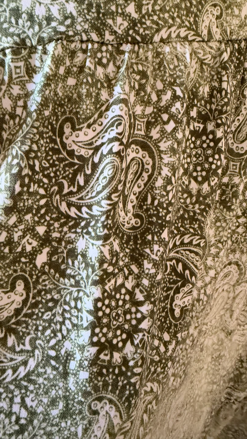 Green Paisley Ruffle Dress - photo 5