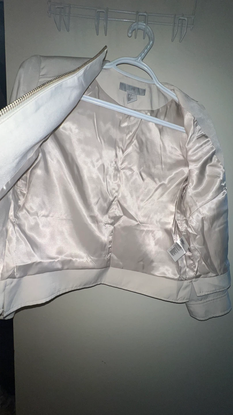 H&M Cream Zip-Up Jacket - photo 3