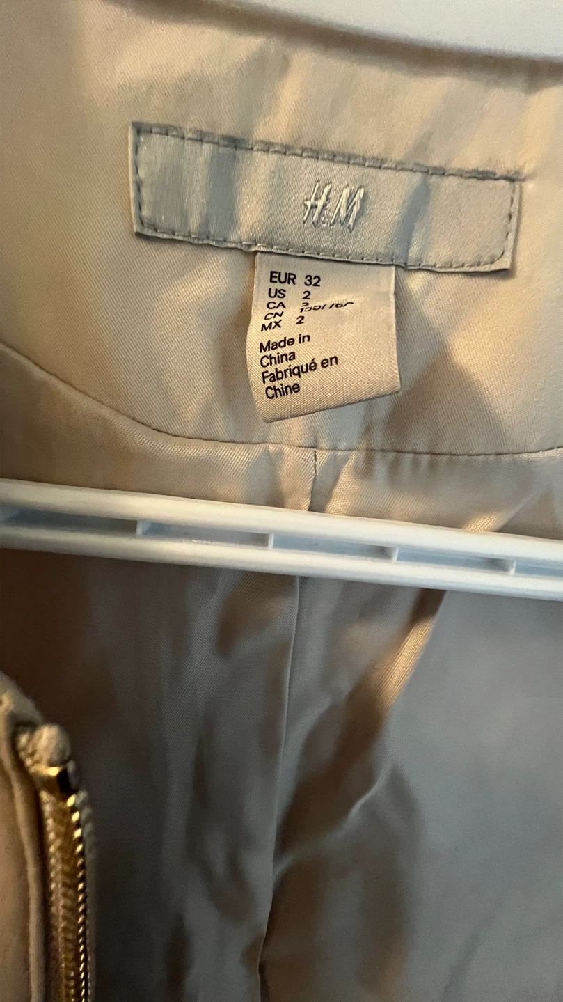H&M Cream Zip-Up Jacket - photo 4