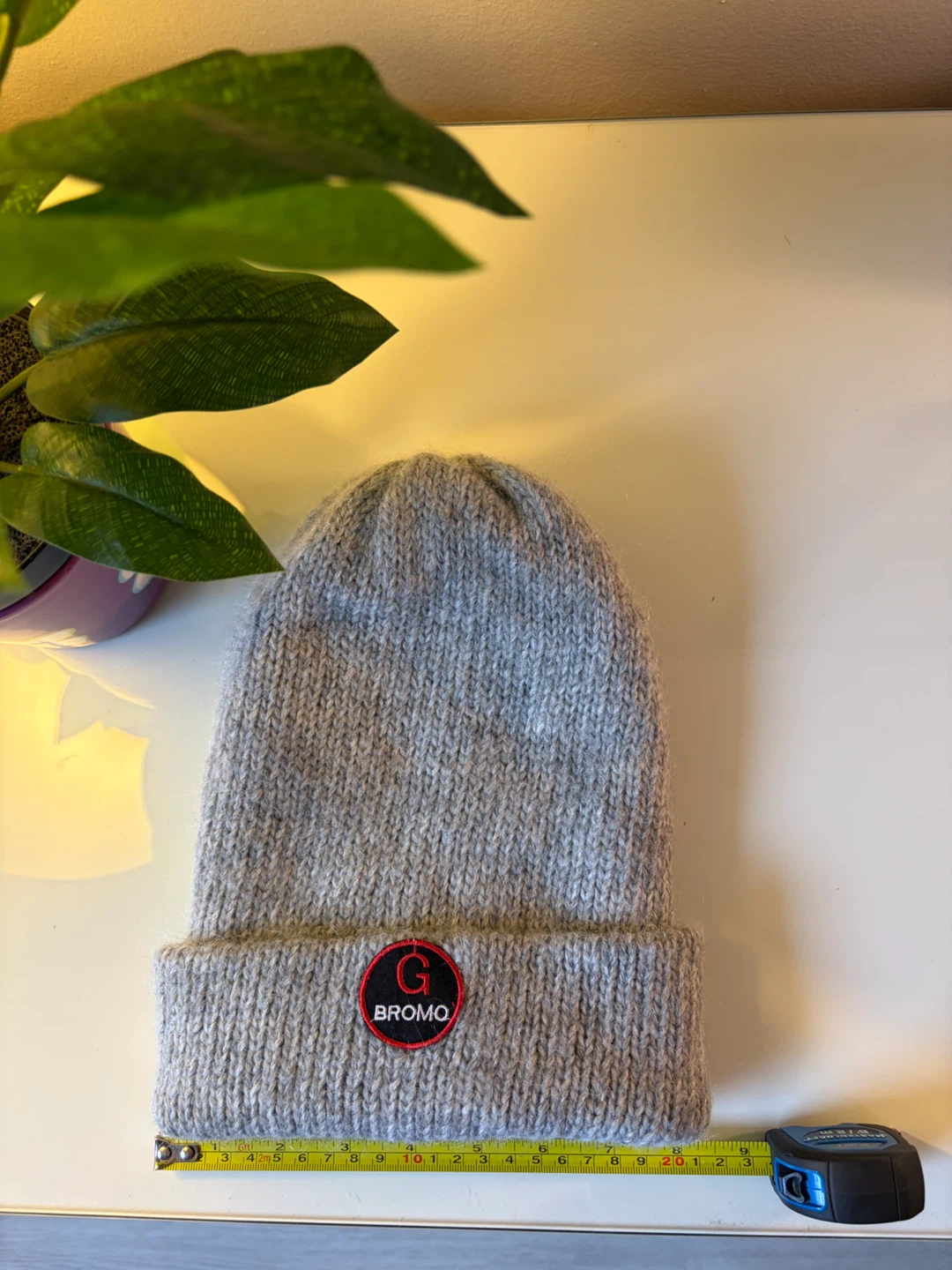 BROMO Grey Beanie, Scarf, and Fingerless Gloves Set - photo 3
