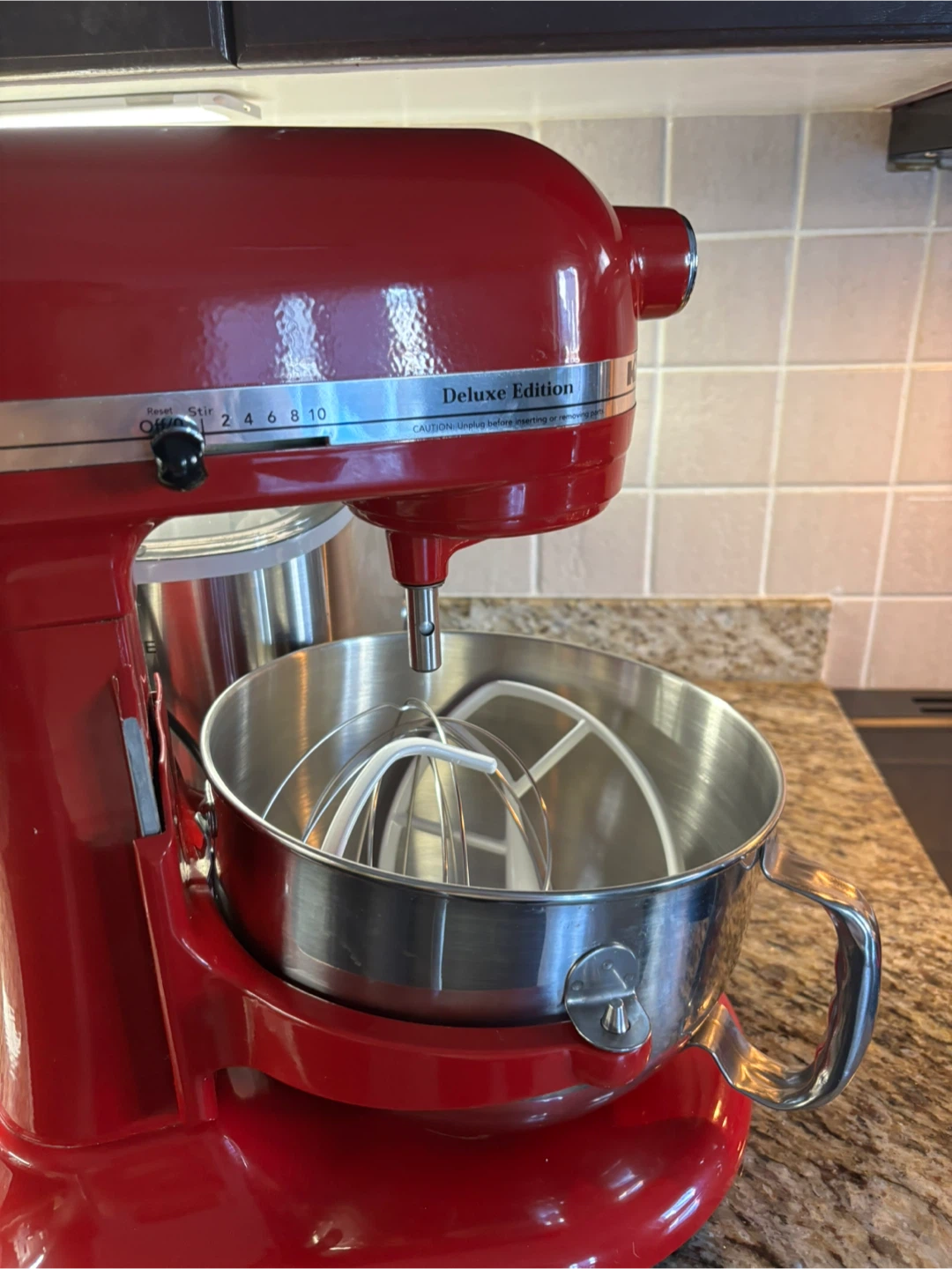 KitchenAid Deluxe Edition Stand Mixer - Red - photo 3