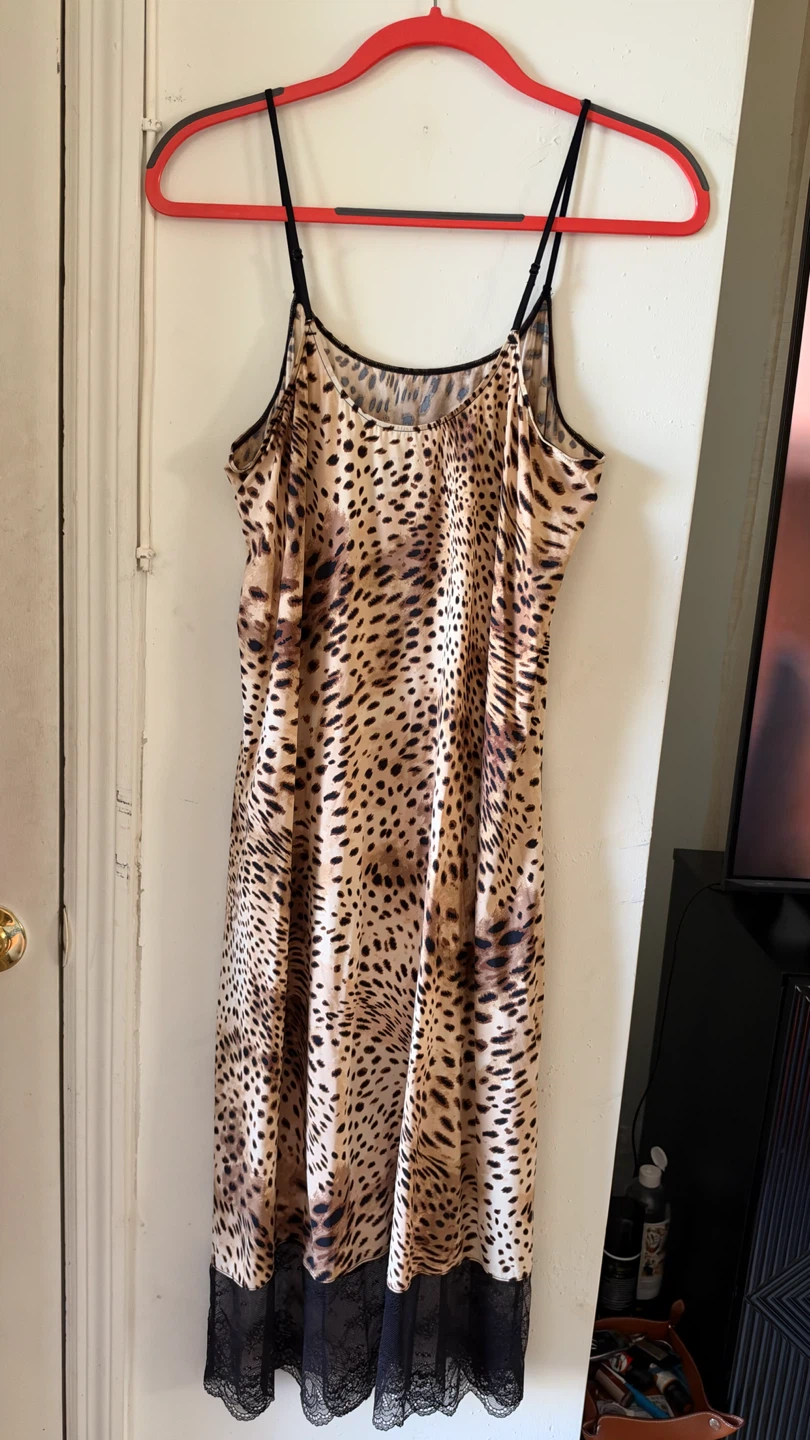 Natori Leopard Print Chemise Size XL - photo 4