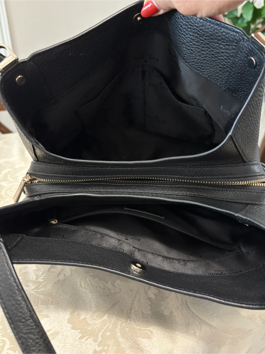Kate Spade Black Pebble Leather Shoulder Bag - photo 3