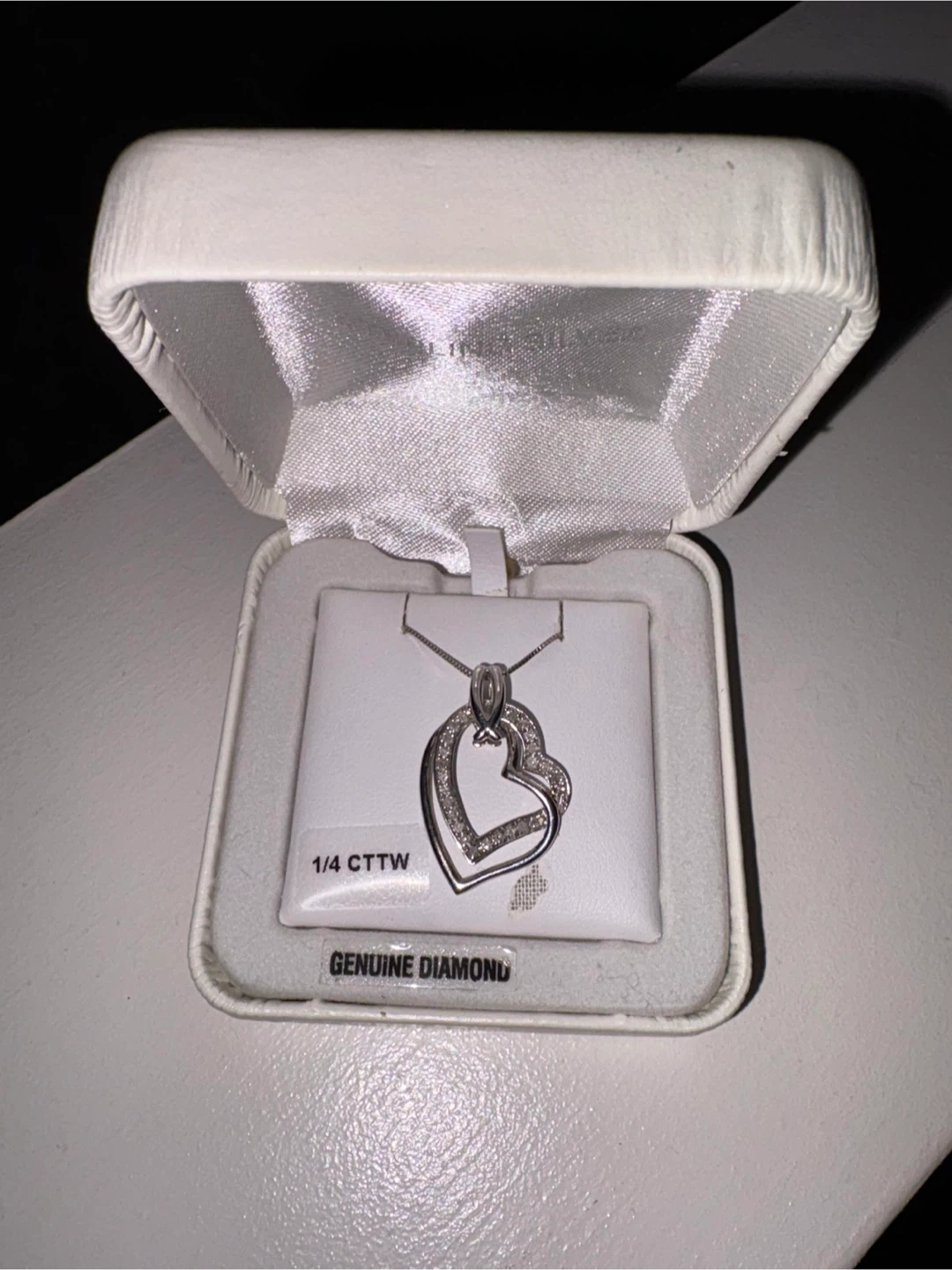 Genuine diamond necklace