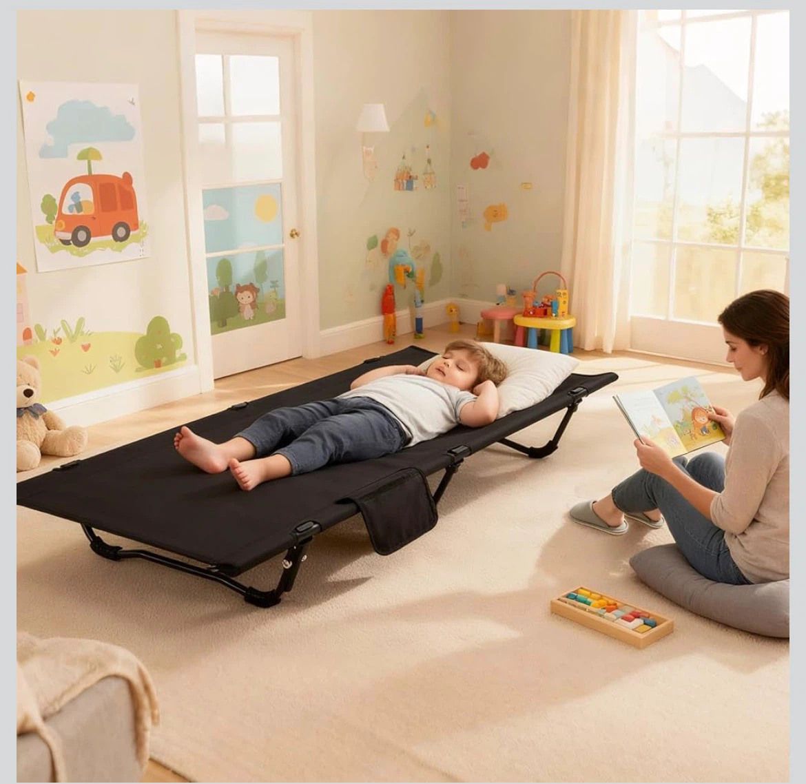 Portable Folding Toddler Cot - photo 3