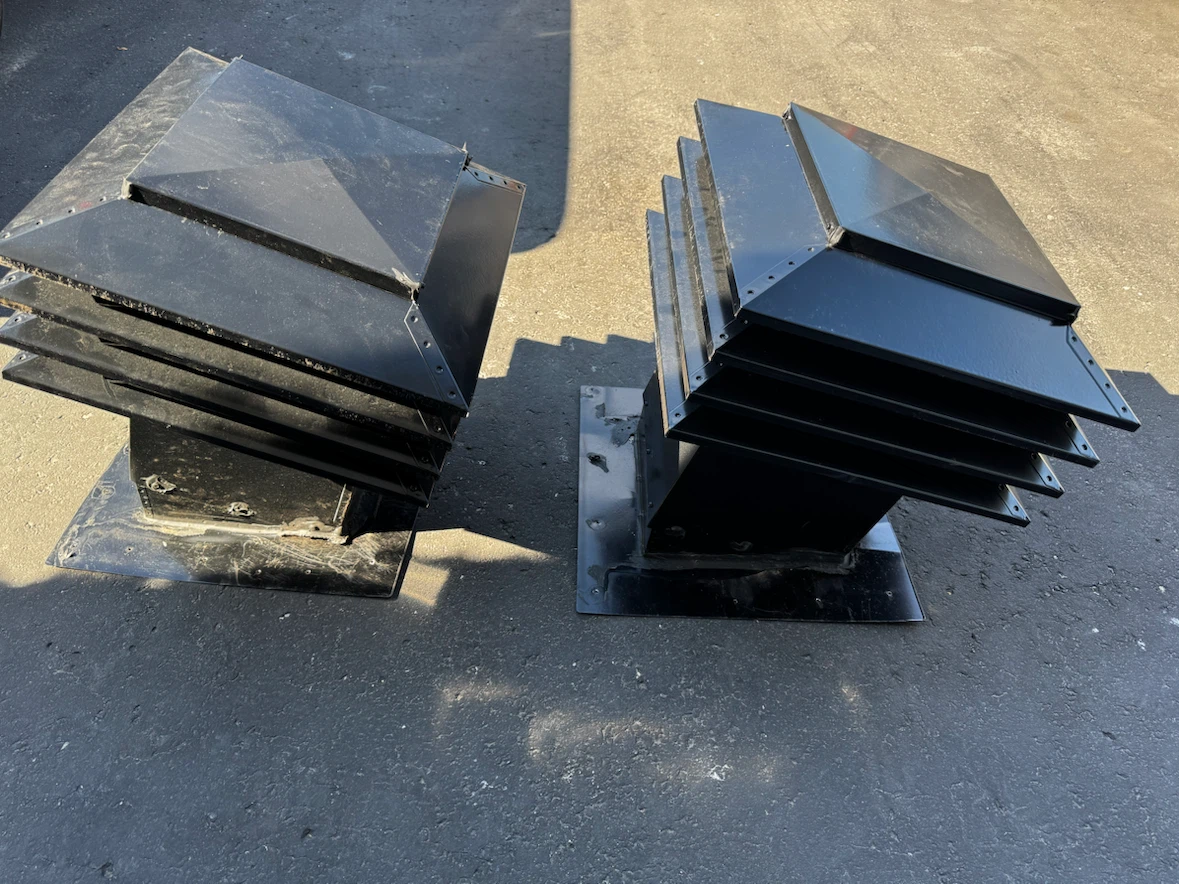 Two Black Roof Vents - photo 3