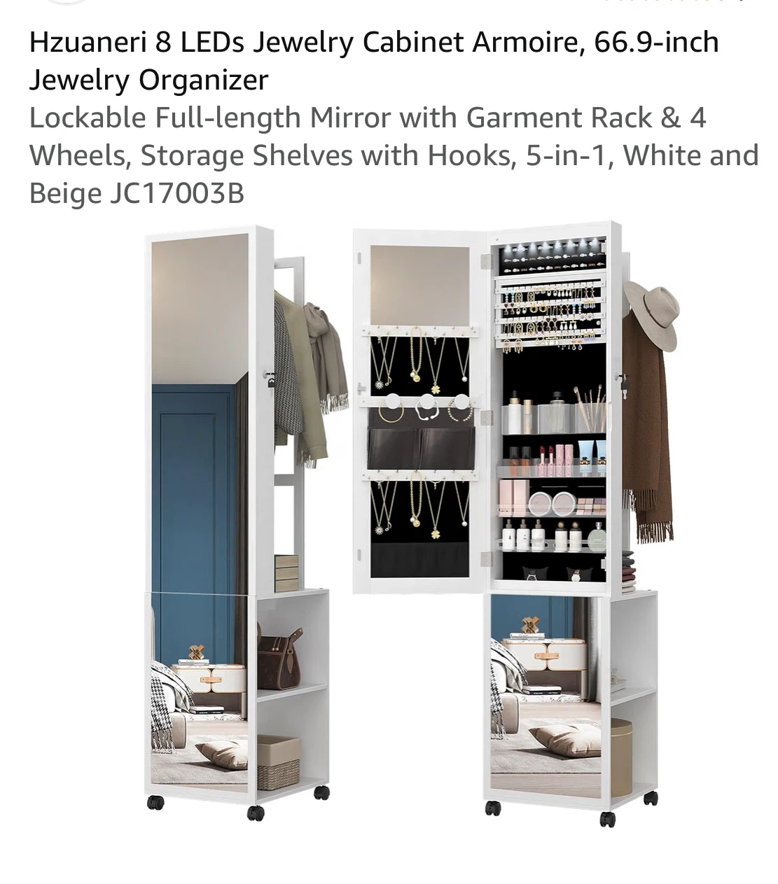 Jewelry cabinet