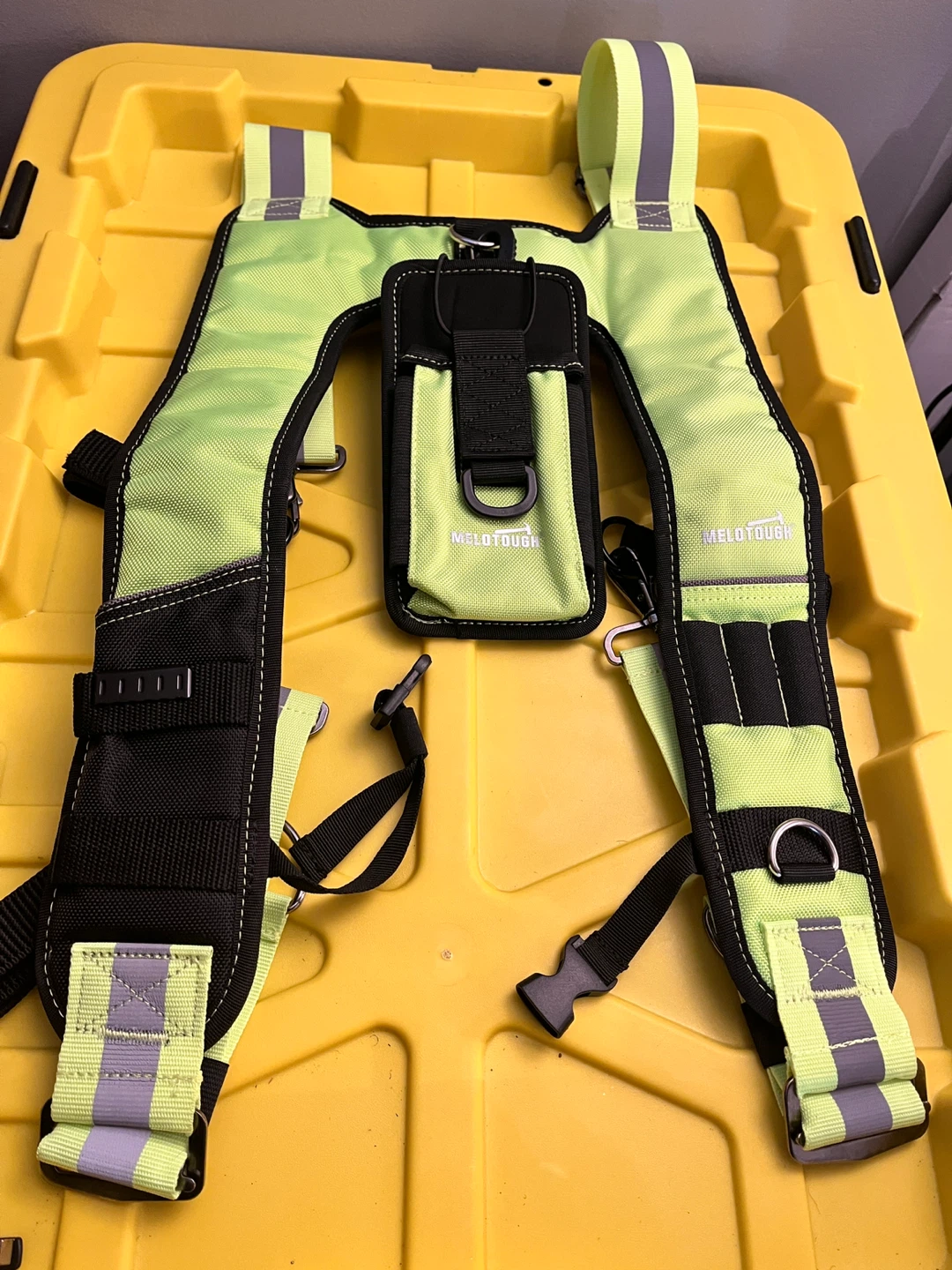 Melotough Tool Belt Suspender with Phone Pouch