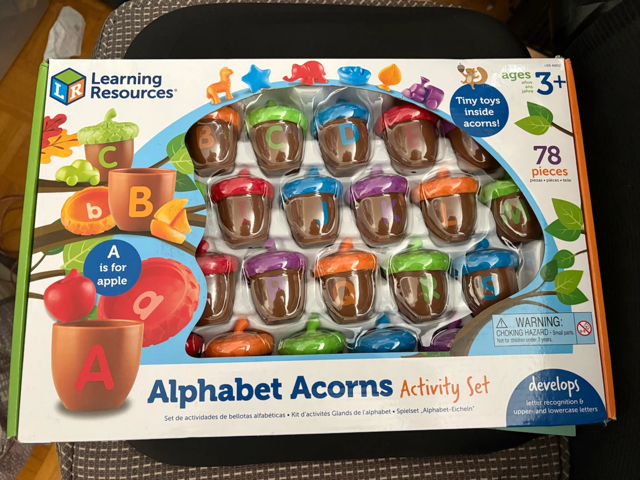 Learning Resources Alphabet Acorns Activity Set