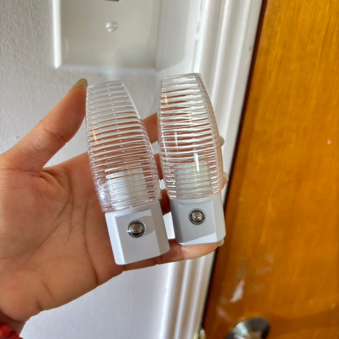 Set of Two Dusk to Dawn Sensor Night Lights