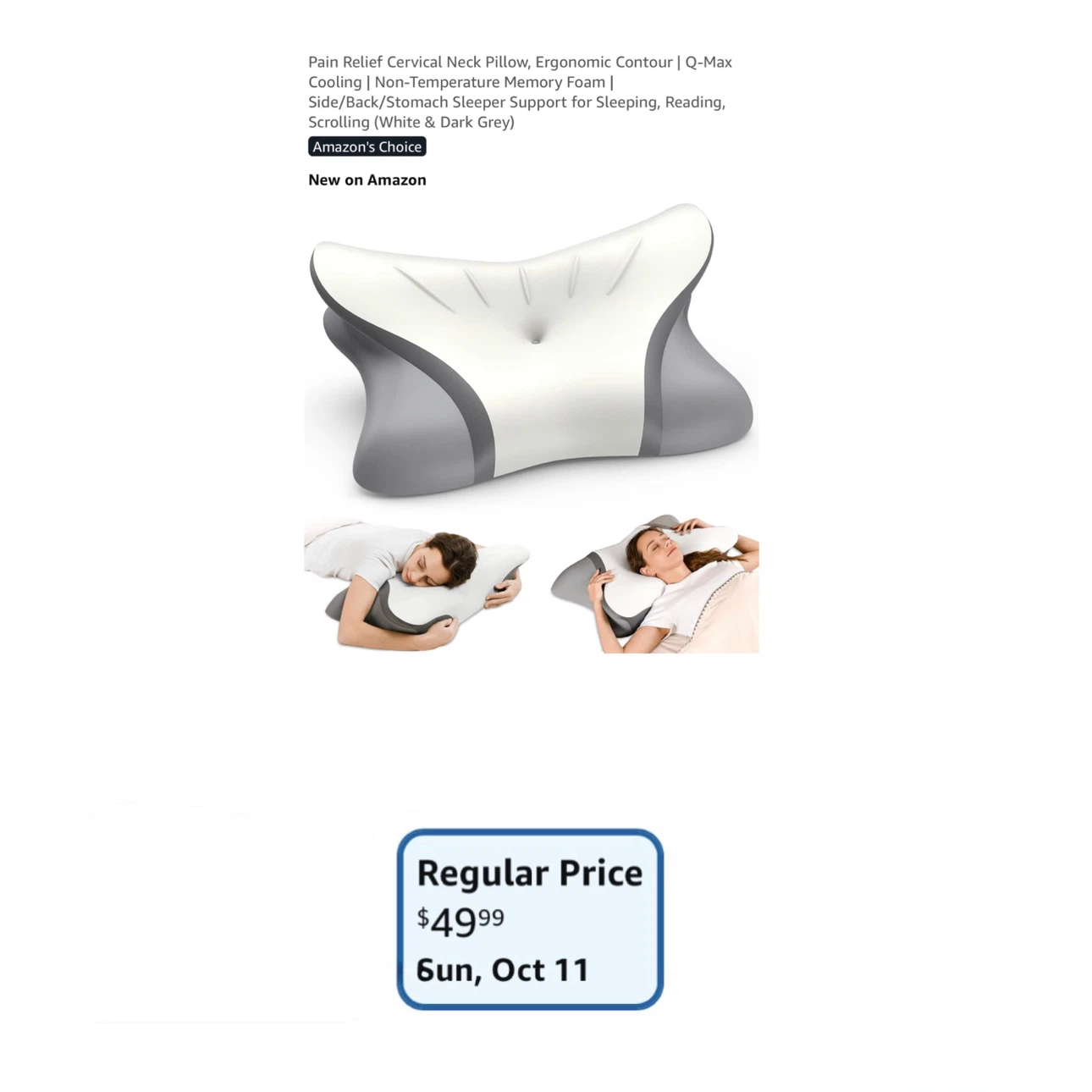 Brand new Cervical Neck Pillow