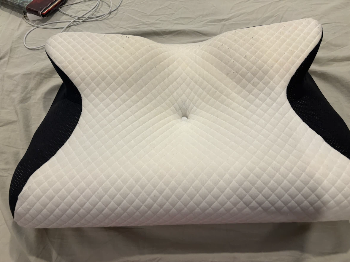 Ergonomic Memory Foam Contour Pillow car seat