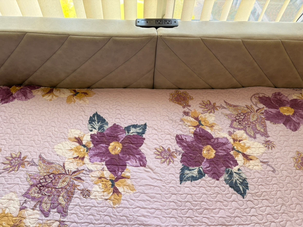 Twin Upholstered daybed with built-in storage and power outlets - photo 5