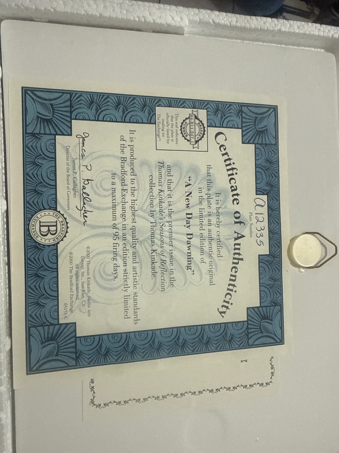 Thomas Kinkade Decorative Collector Plates - photo 3