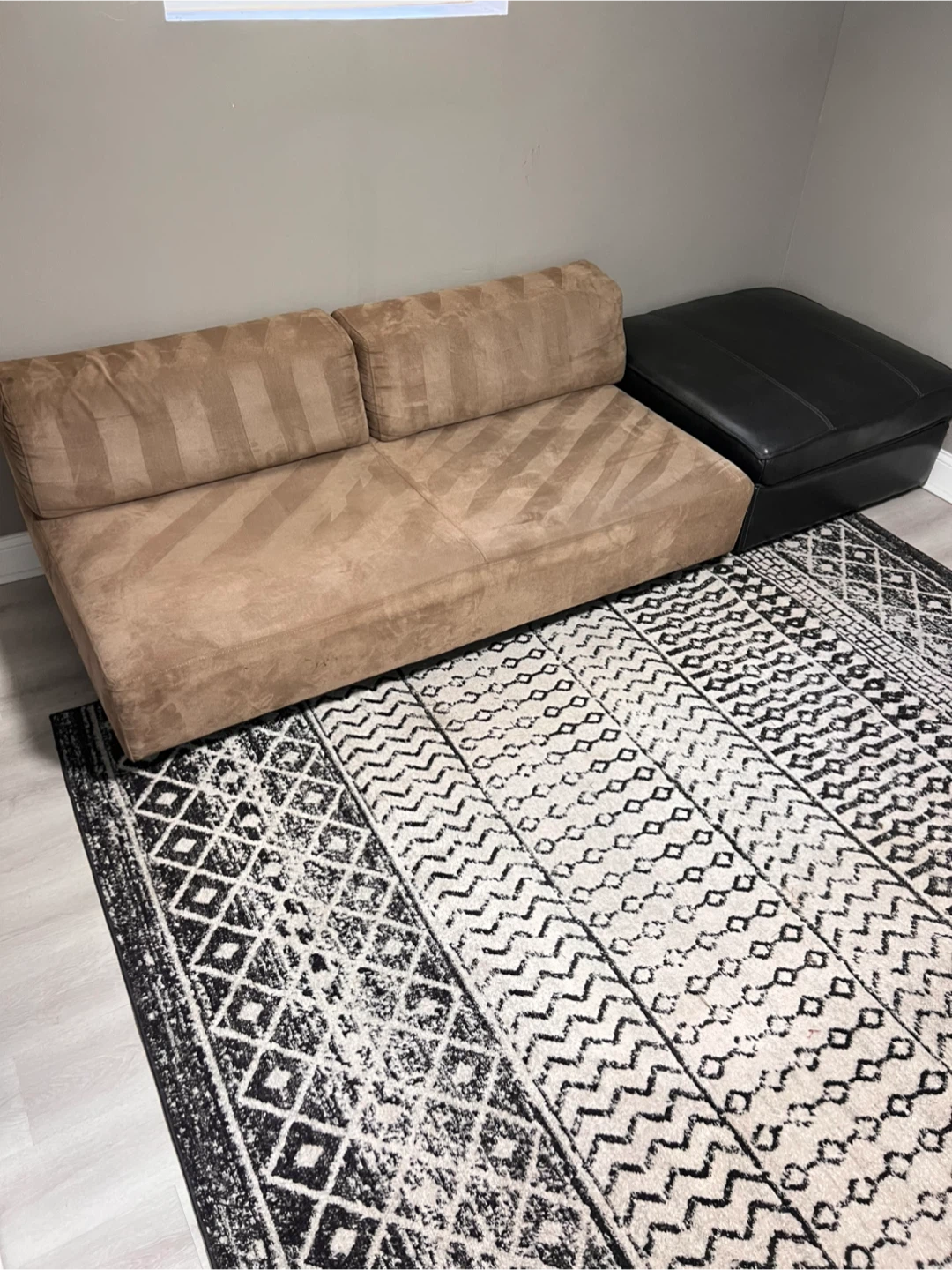 Tan Sofa Couch - photo 4