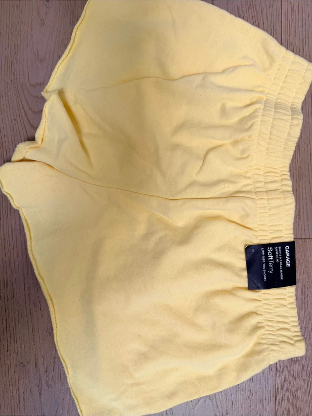 Garage Yellow Soft Terry Low-Rise 90s Shorts - photo 2