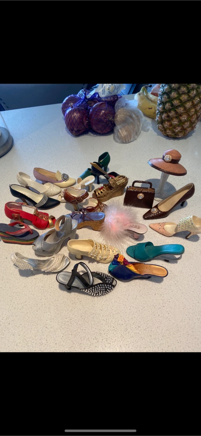 Mini shoe collection 👡👠👜