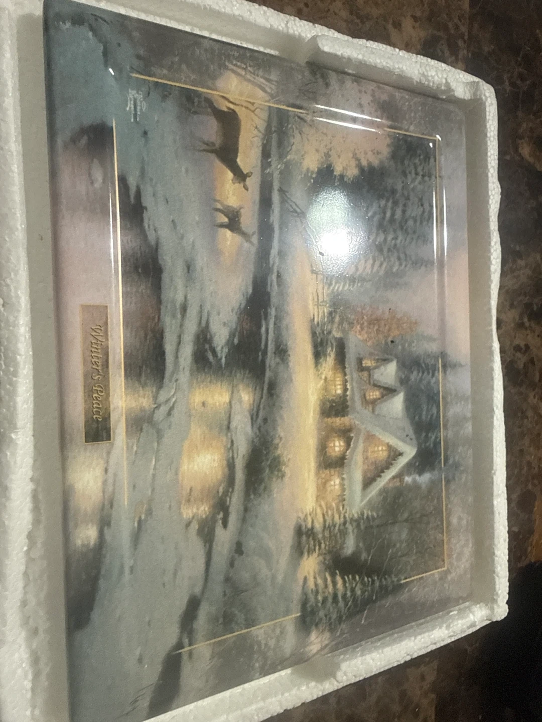 Thomas Kinkade Deer Creek Cottage Decorative Plate