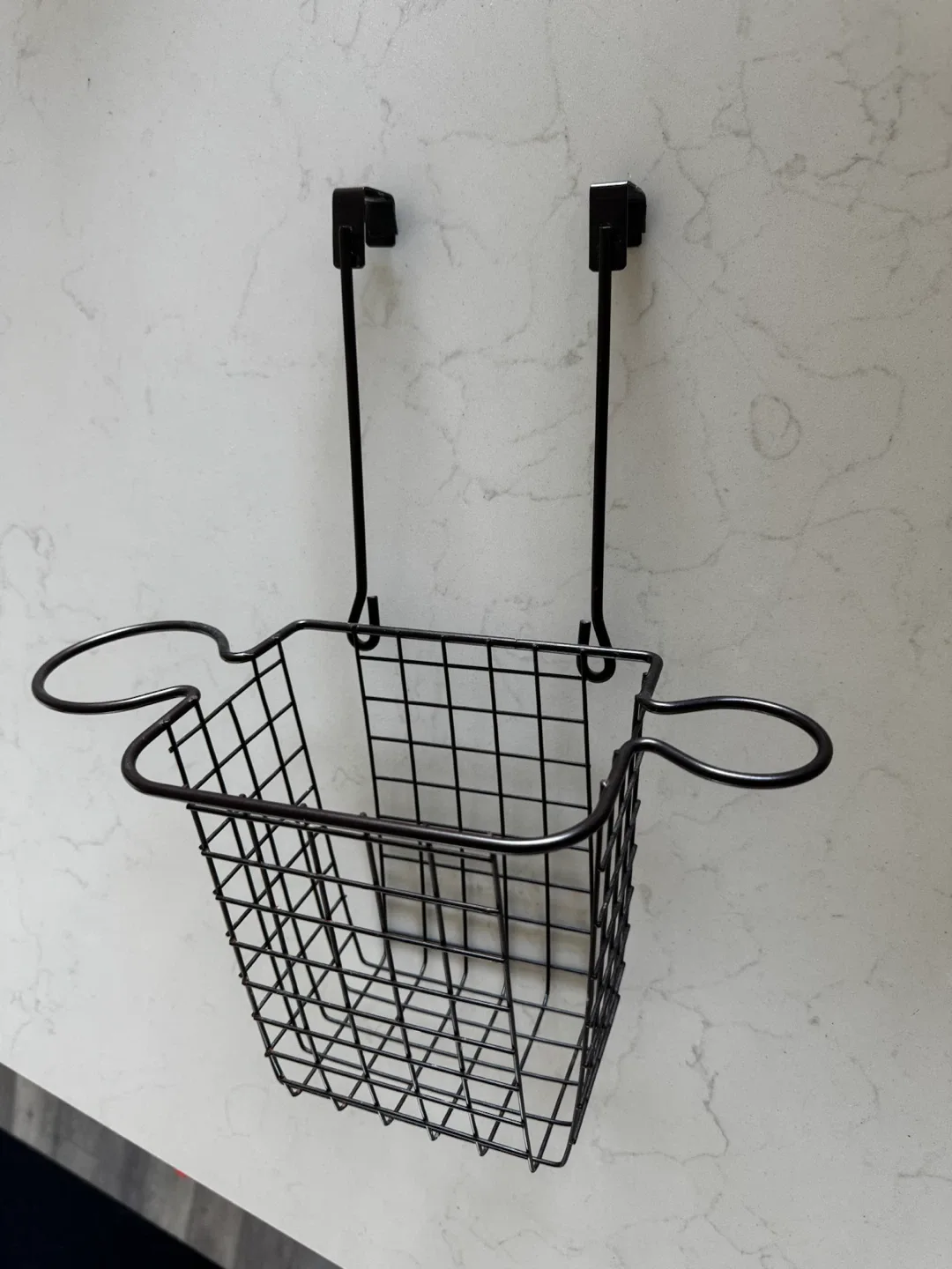 Over-the-Cabinet Wire Storage Basket