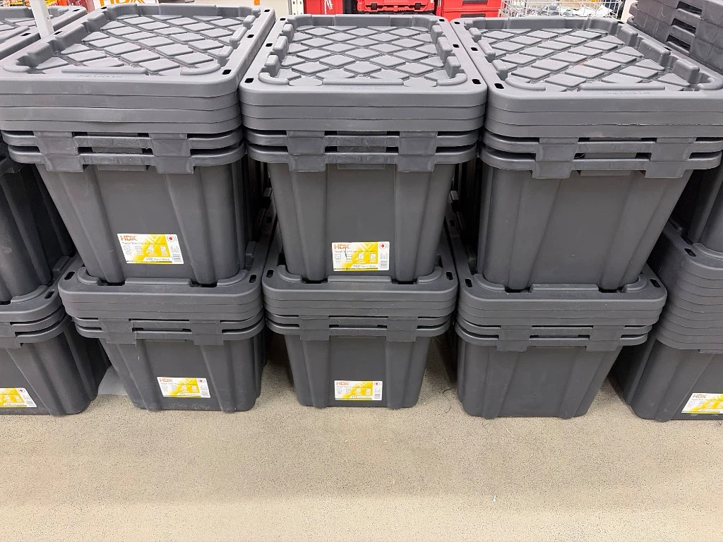 Rent heavy-duty plastic moving bins