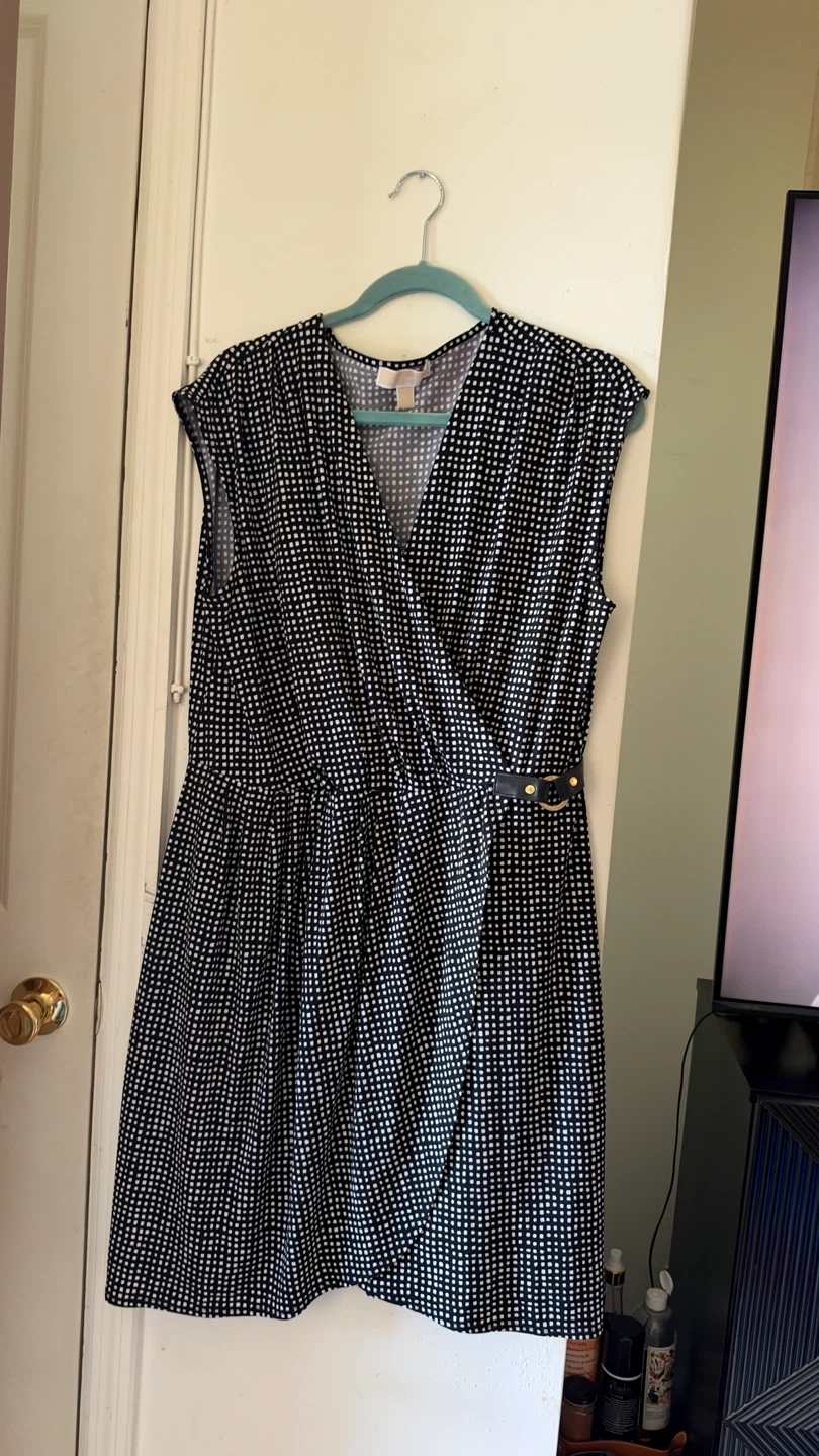 Michael Kors Black and White Dress XL