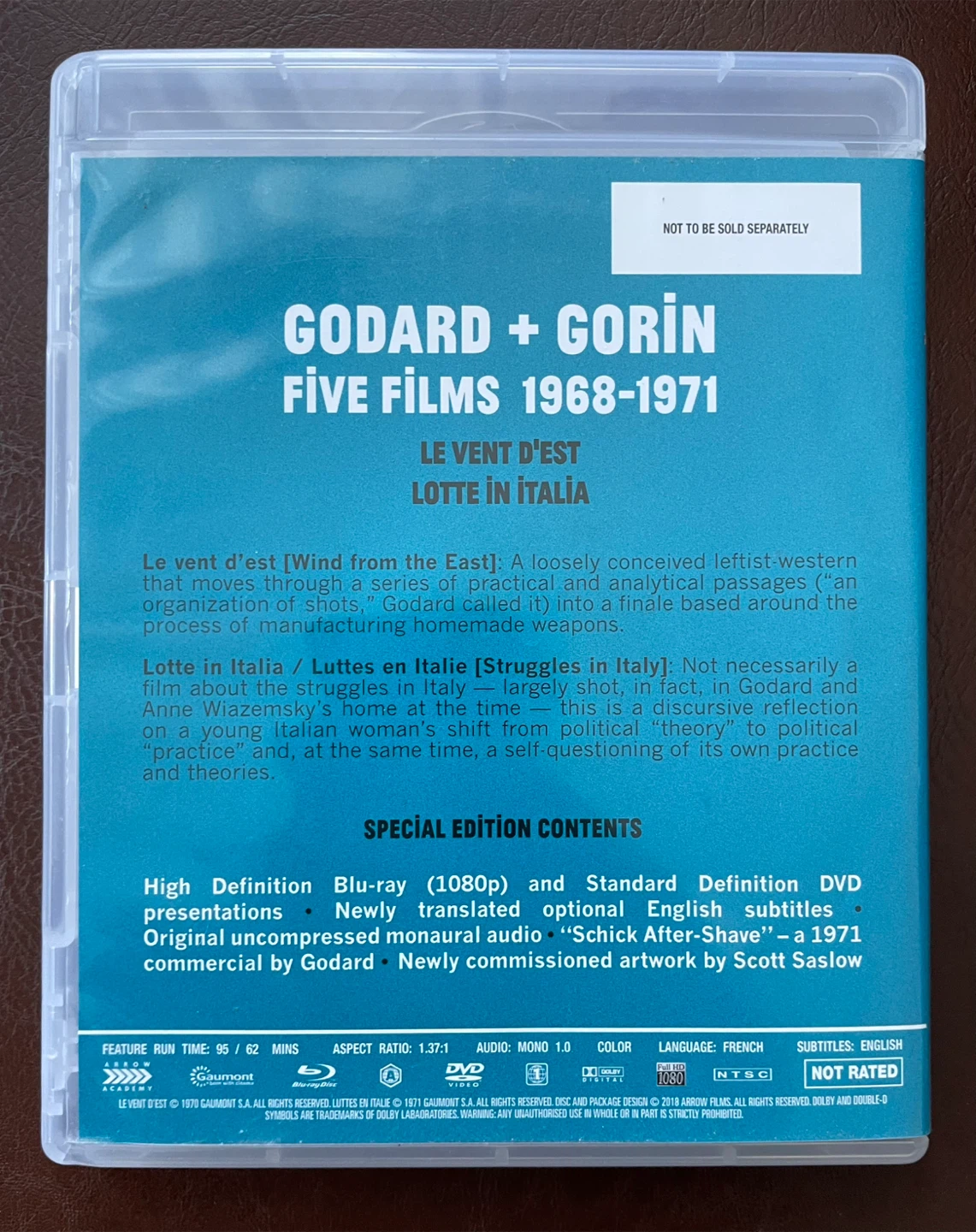 Godard And Gorin Arrow Academy Blu Ray Set - photo 3