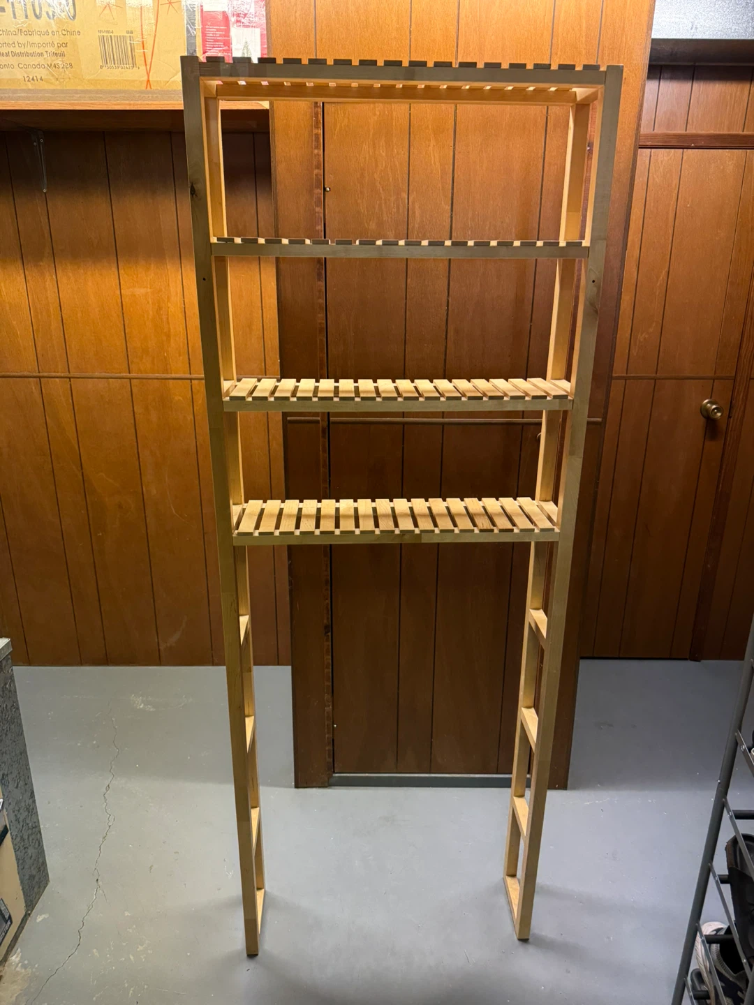 Ikea molger open storage unit, birch