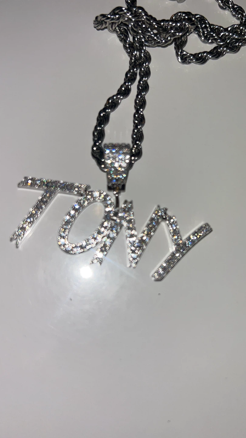 6iceTONY custom made Pendant Necklace with real diamonds - photo 2