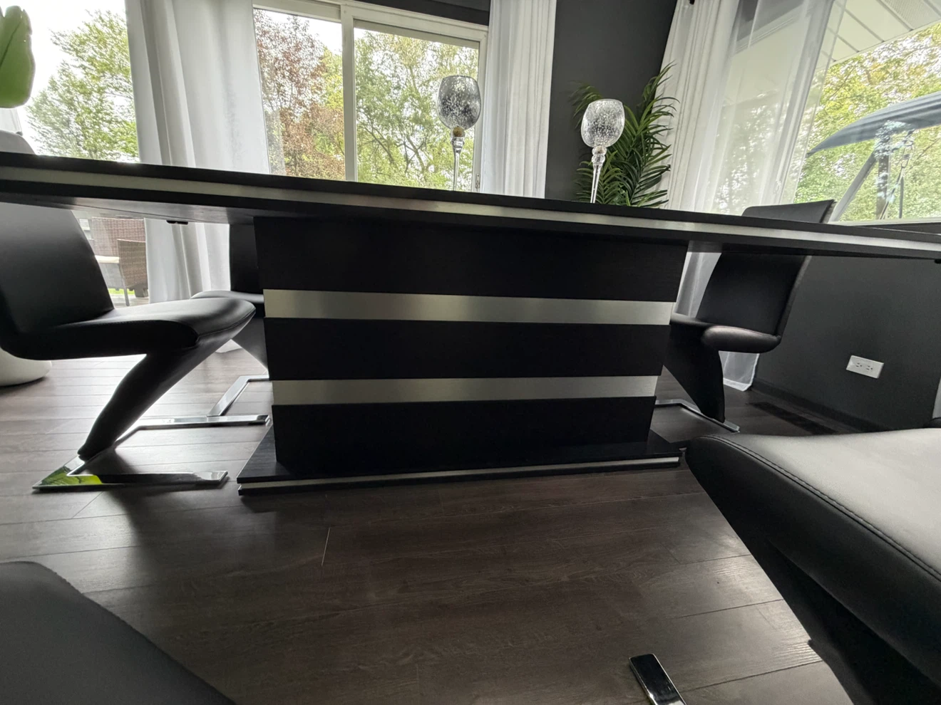 Luxury 92” Custom Modern Dining Table + 10 Chairs - photo 3
